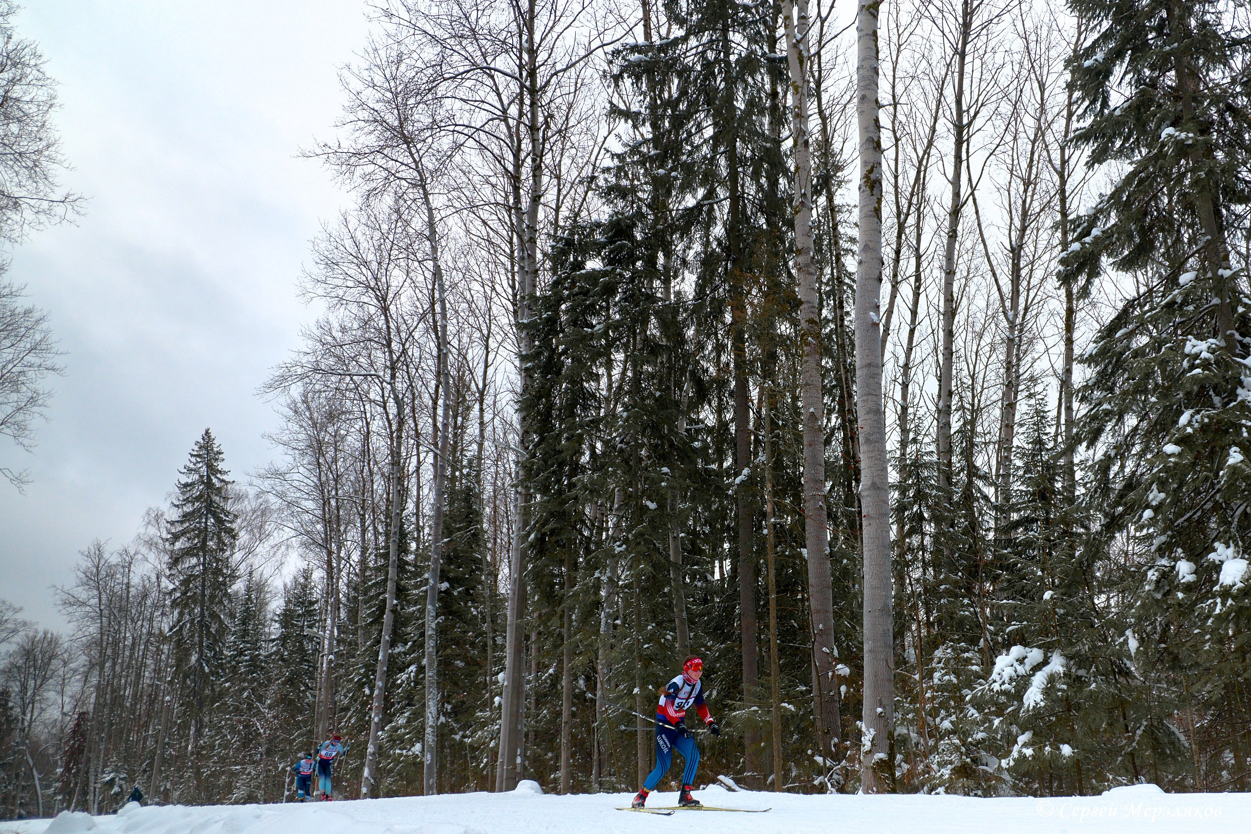 Всероссийские соревнования по лыжным гонкам на призы ЗМС Галины Кулаковой. Спортивный репортажный фотограф в Ижевске Сергей Мерзляков