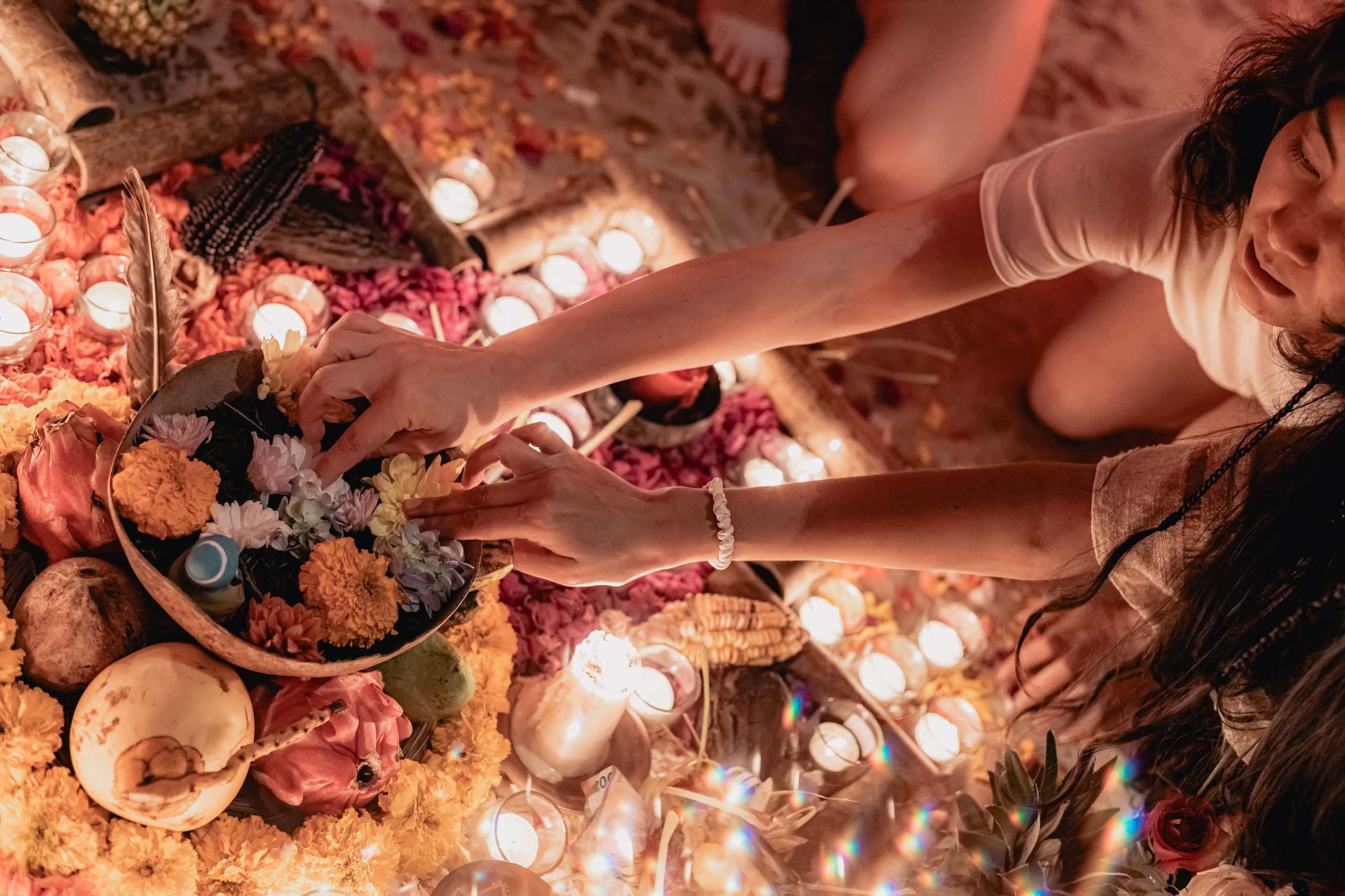 Cacao ceremony Full moon jan w Juan. Mariam Bagdasaryan