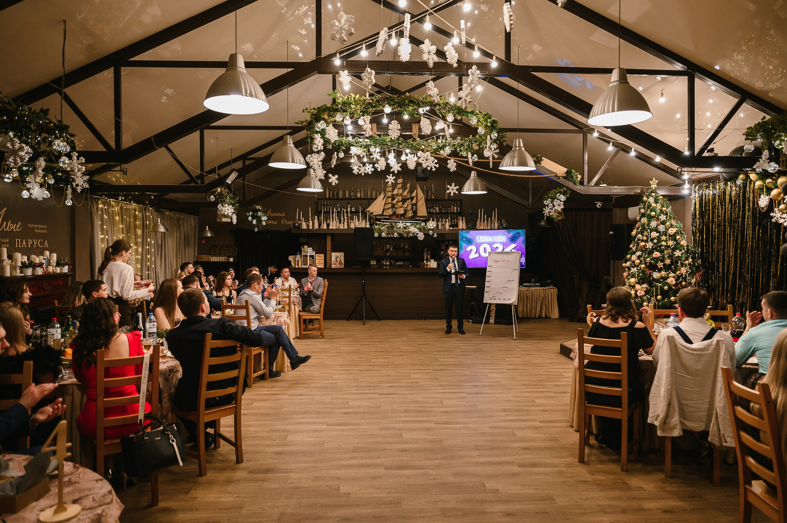 Новогодний корпоратив в «Алых парусах». Wedding and family photographer USA