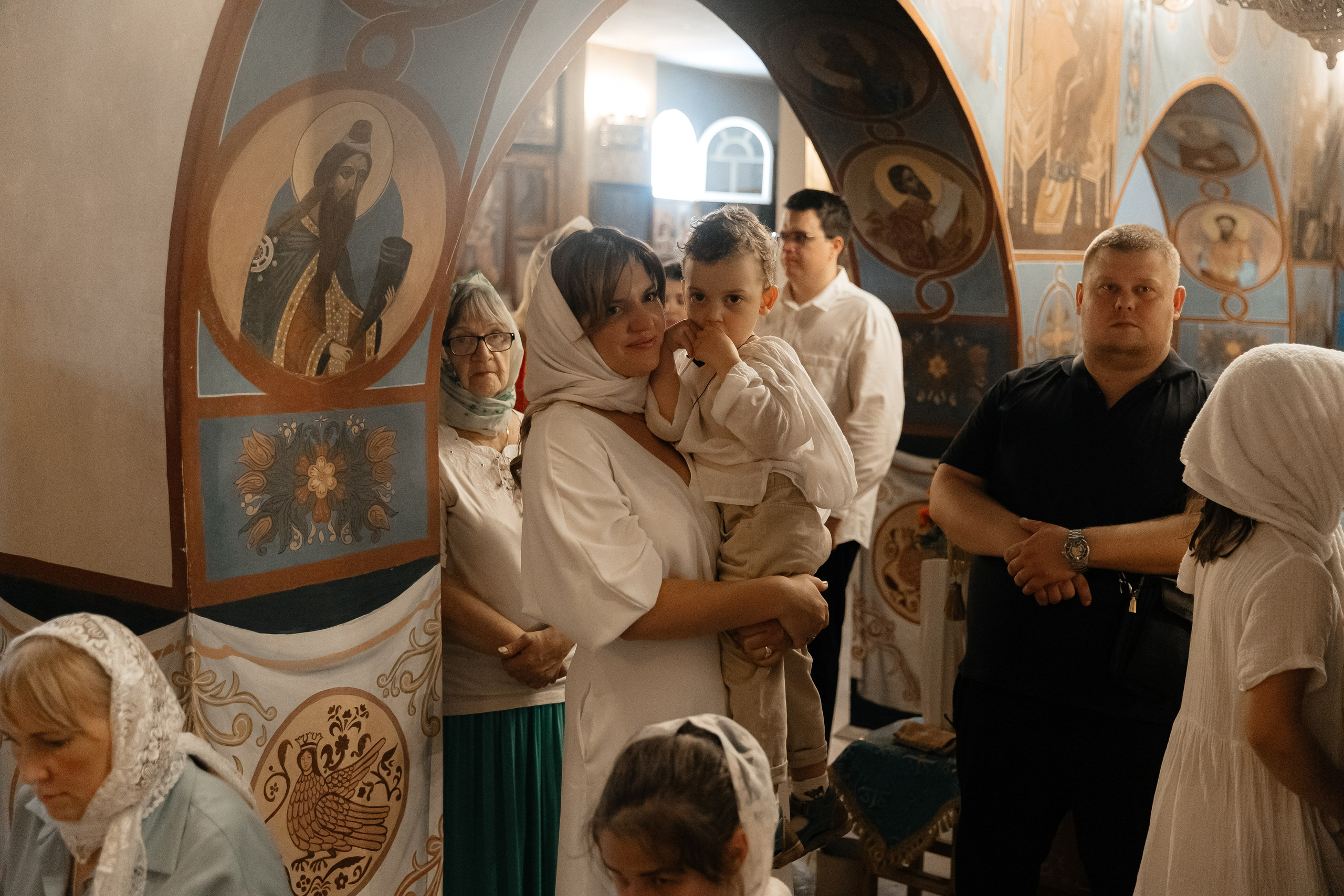 Крещение. Станица Кавказская. Свято-Никольский Храм. Свадебный фотограф Кропоткин Краснодар