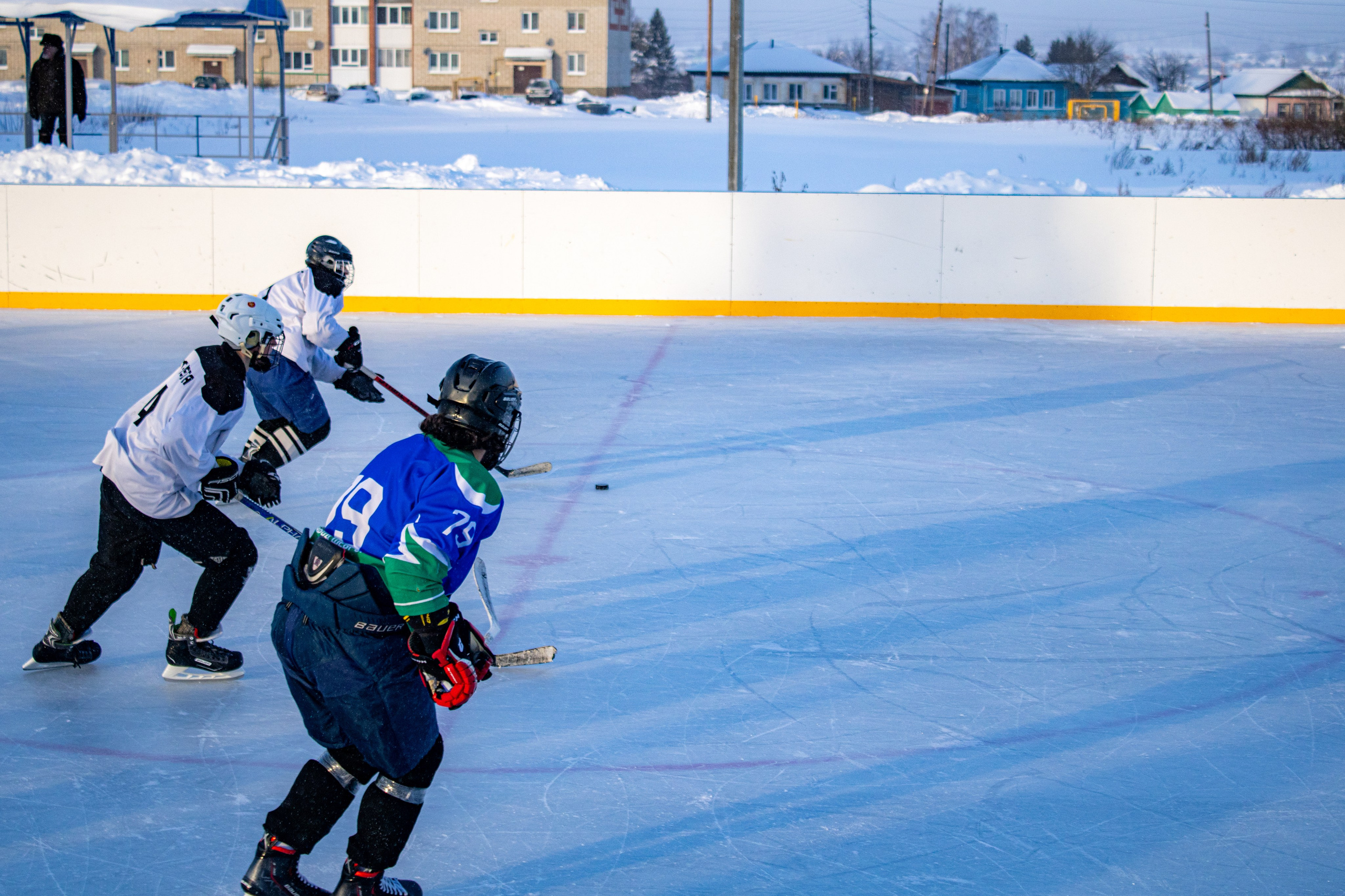 Хоккей г.п Атиг-г.п Дружинино