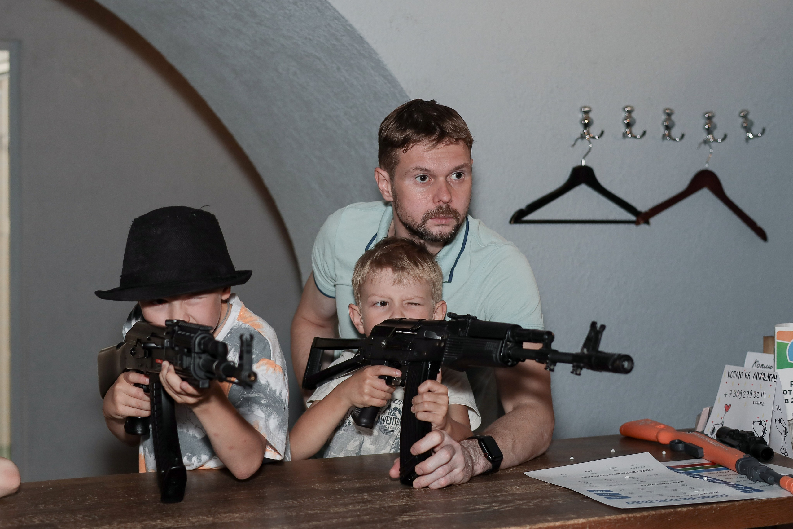 День рождение в стрелковом клубе. Фотограф Надршина Лилия