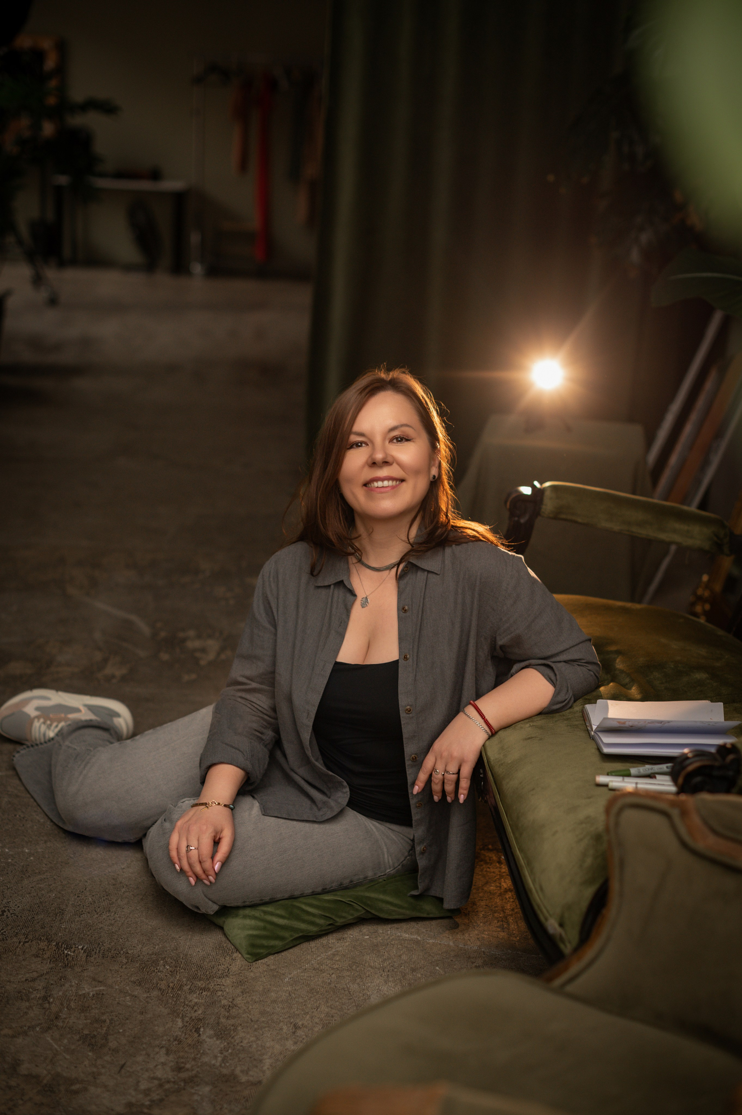 Анна в студии Пространство