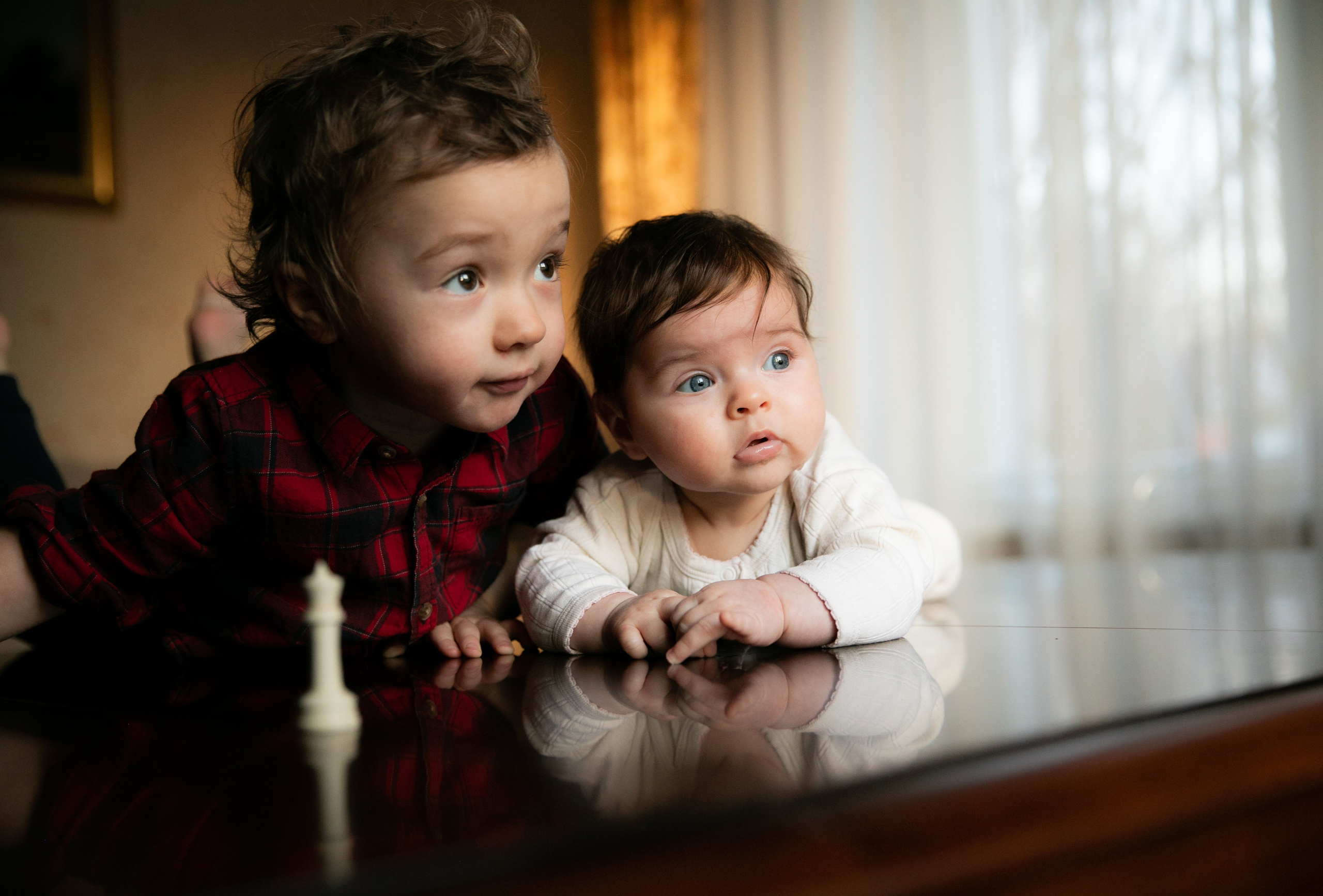 Little Children at a Photo Shoot. Photographer: Oksana Lomnova