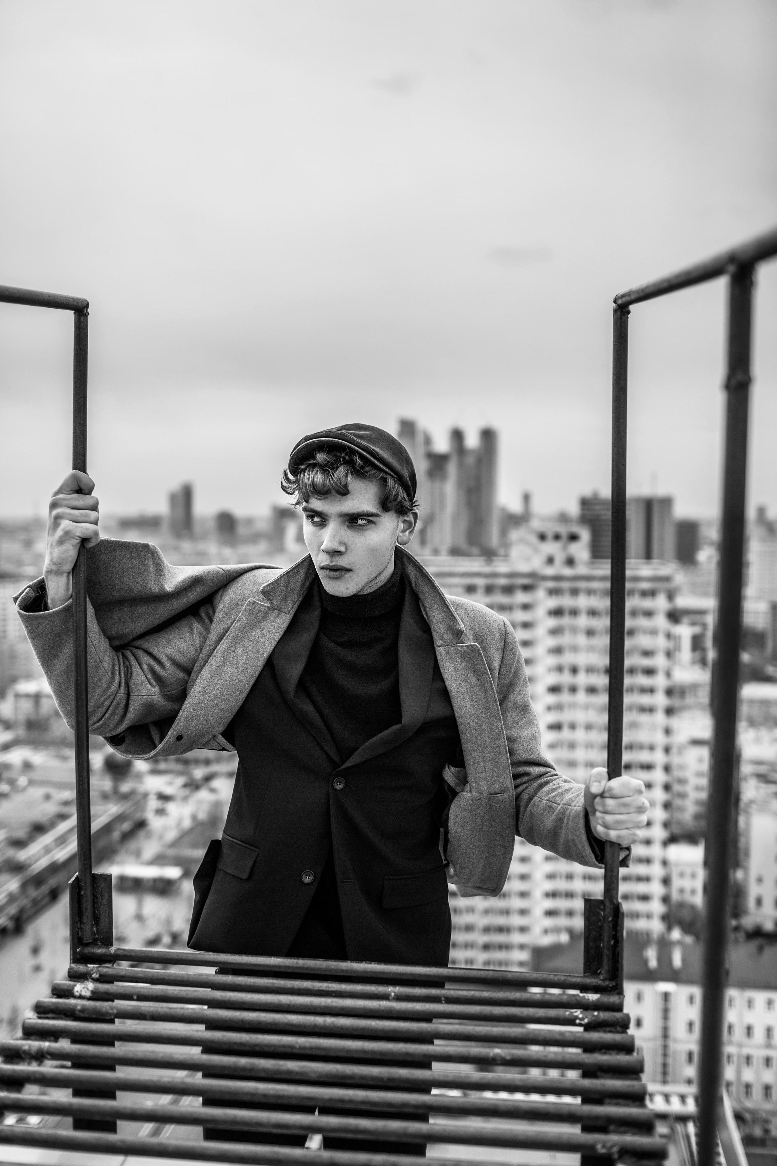 Мужской фотограф Евгения Безрук Фотосессия на крыше