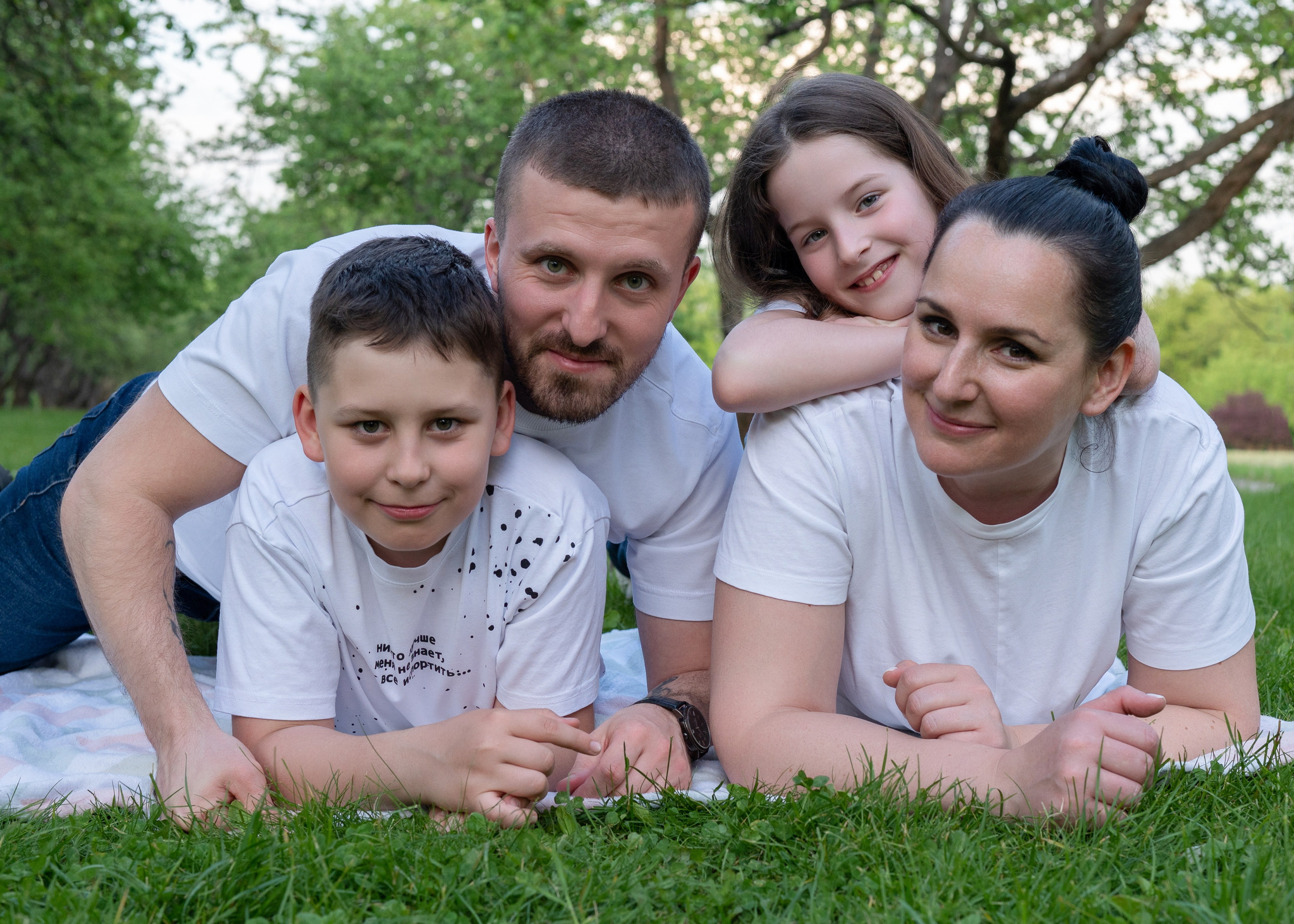 Наташа с семьей. Портретный, семейный фотограф Марина Моисеева