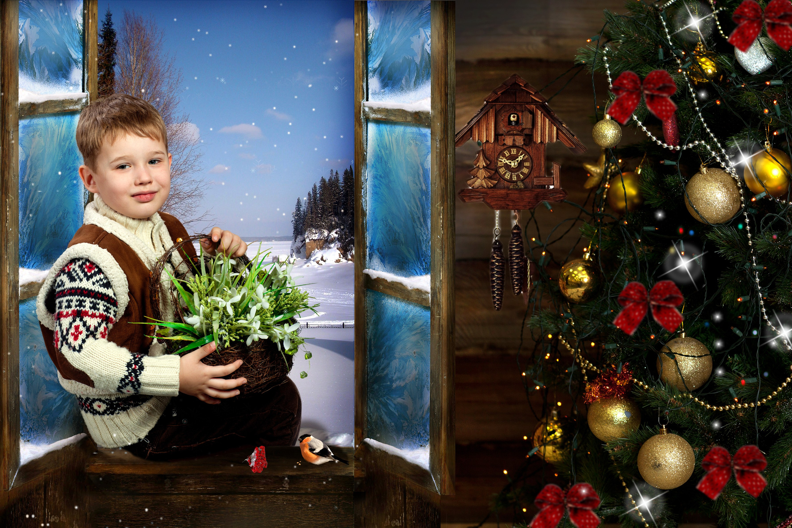 Камин. Art photographer Nino