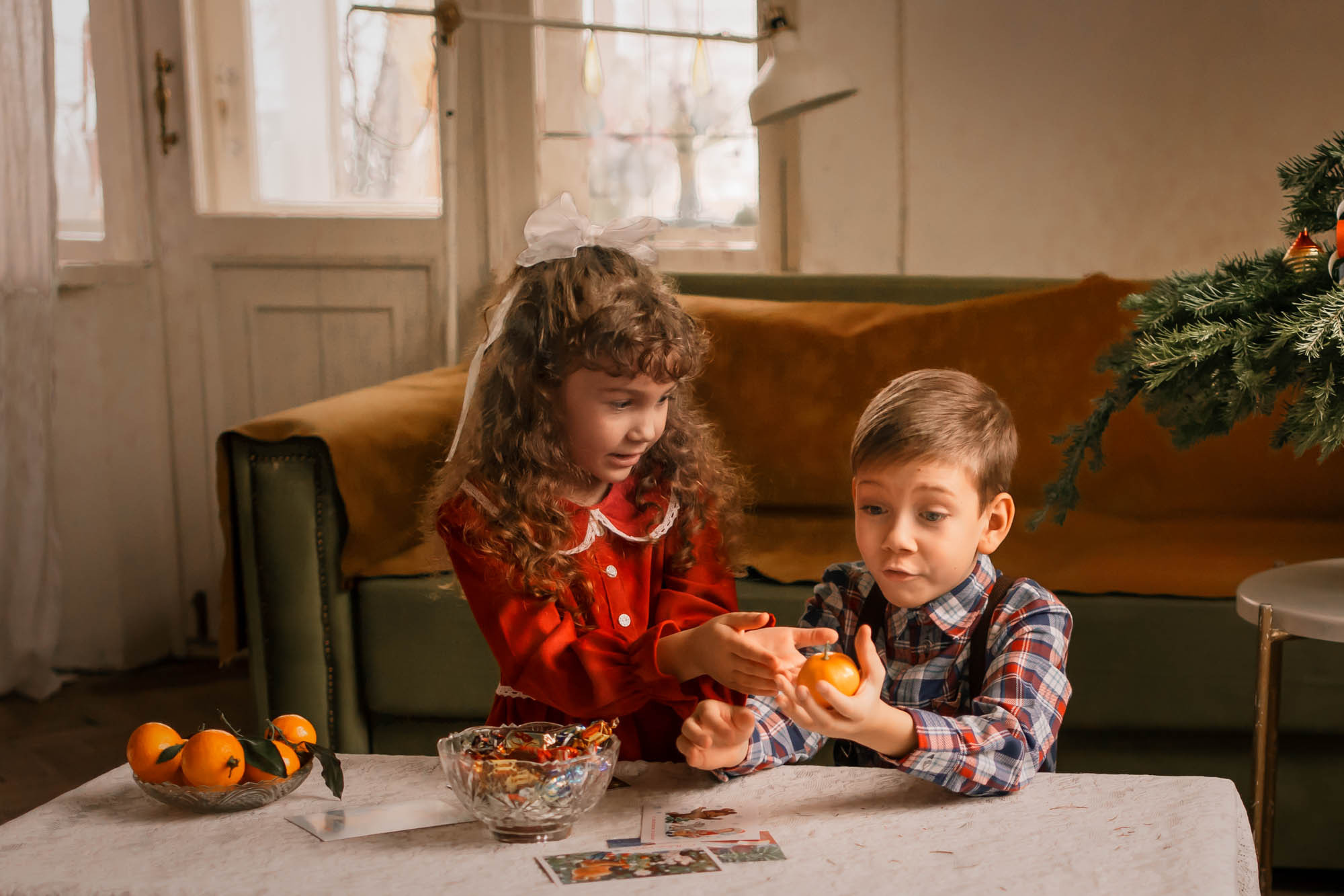 Фотосессия в Екатеринбурге. Новый год фото. Фотограф  Екатеринбург. Новый год в ретро стиле. ретро новый год