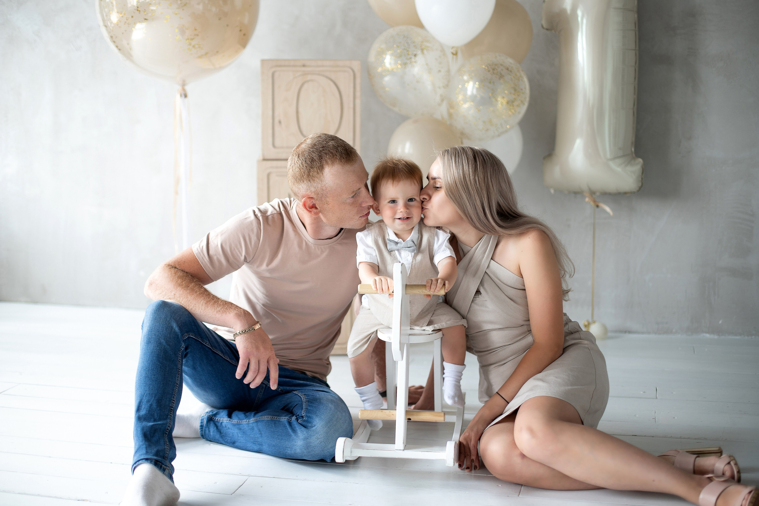 Арсению годик. Семейный и детский фотограф в Красноярске Анна Маюрова