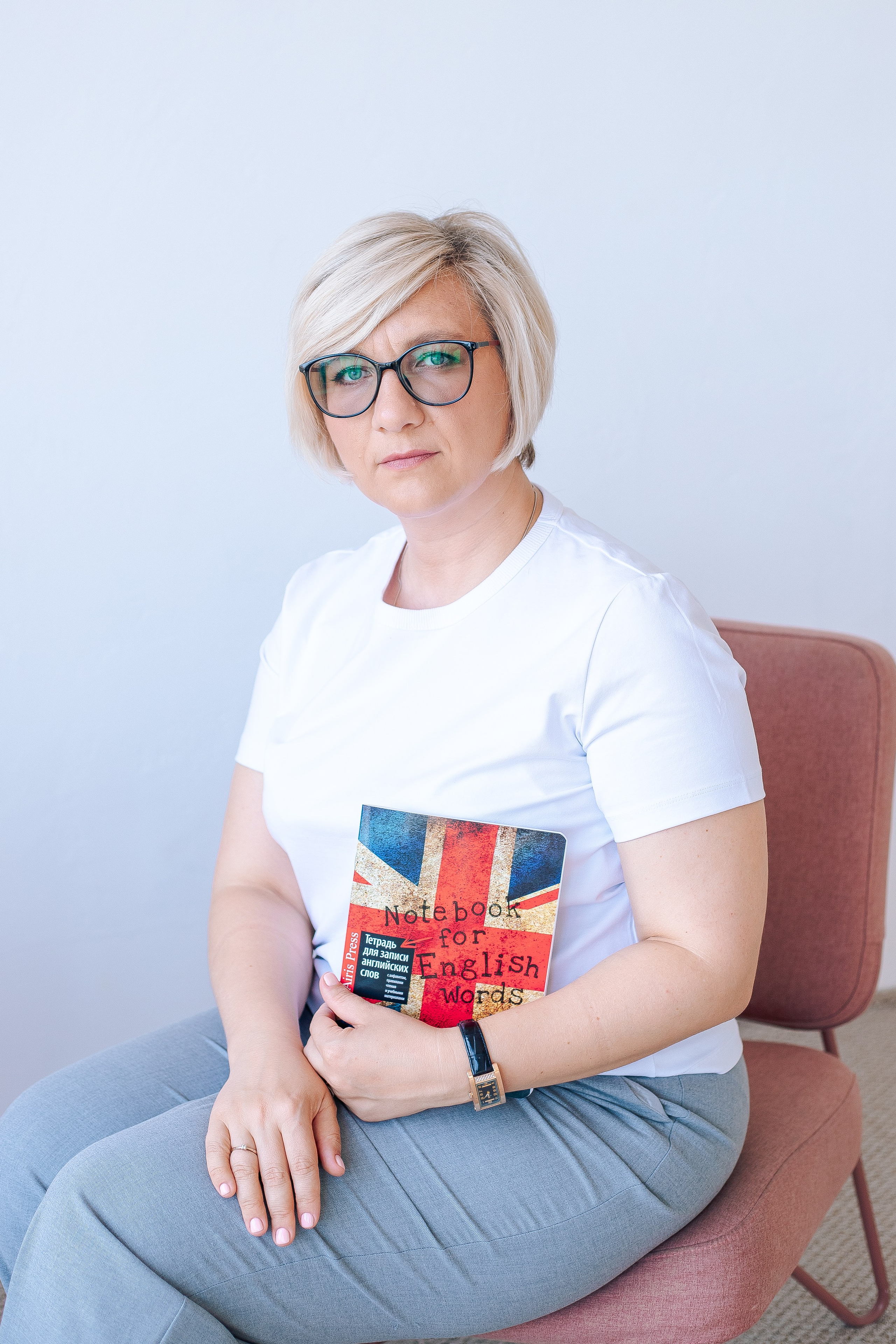 Фотосессия для преподавателя английского языка в фотостудии. Фотограф в Санкт-Петербурге, Анна Скворцова