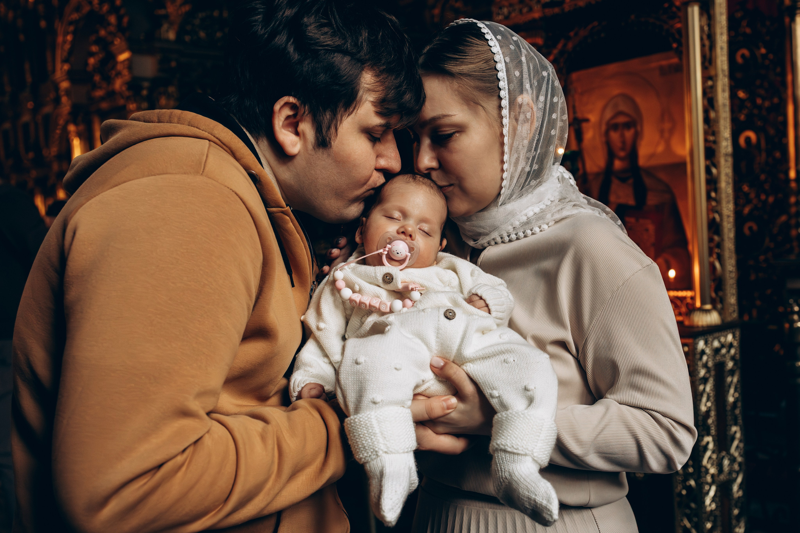 Крещение в Храме Воскресения Словущего в Даниловской Слободе. Главная