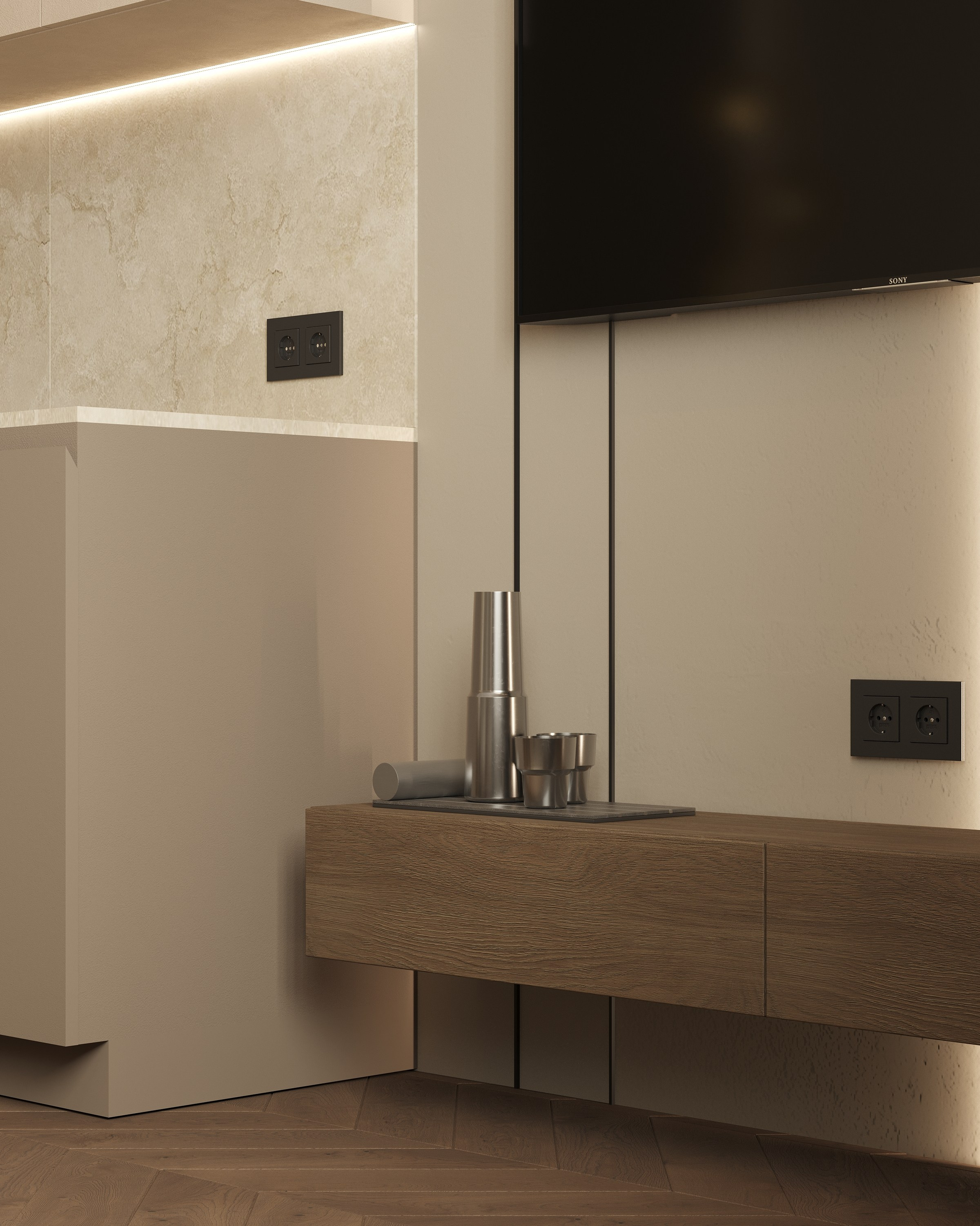 SPB | ID MURINO II 65 м². 3d визуализатор Анастасия Науменко