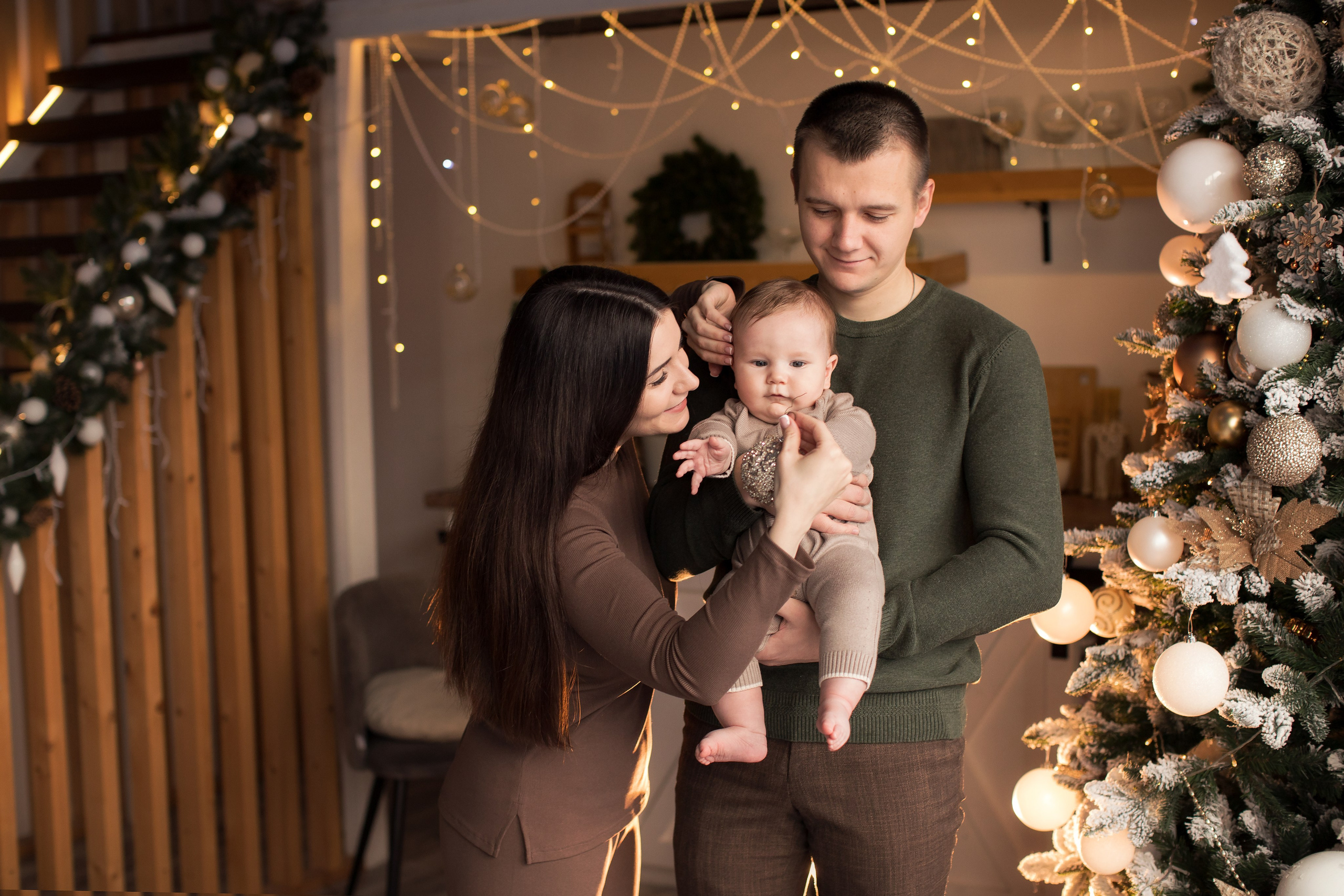Первый Новый год. Семейный и детский фотограф в Саратове Полина Коткина
