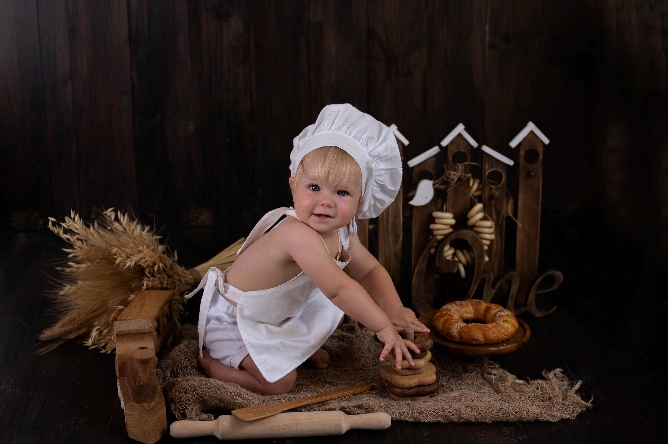 Фотосессия на годик в Москве. Фотограф годовасия