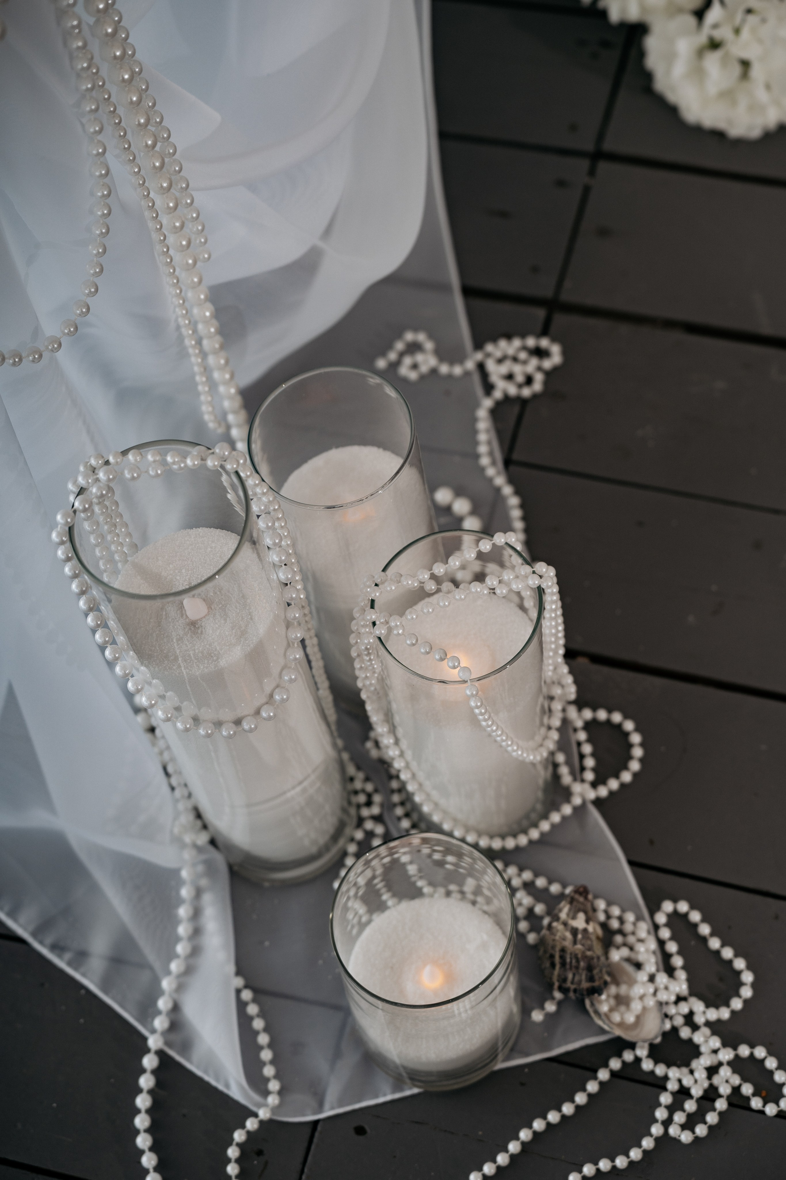 Фотографии свадебных аксессуаров от фотографа Геленджик - свечи для свадьбы, декор.