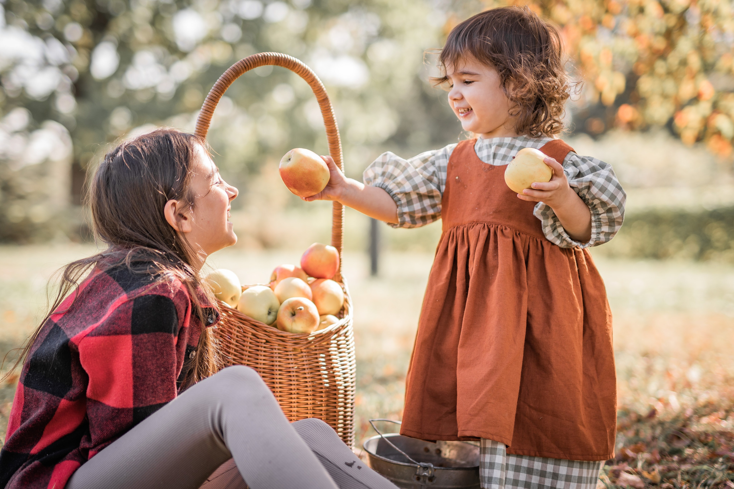 Яблоки. Семейный фотограф Ефремова Виктория