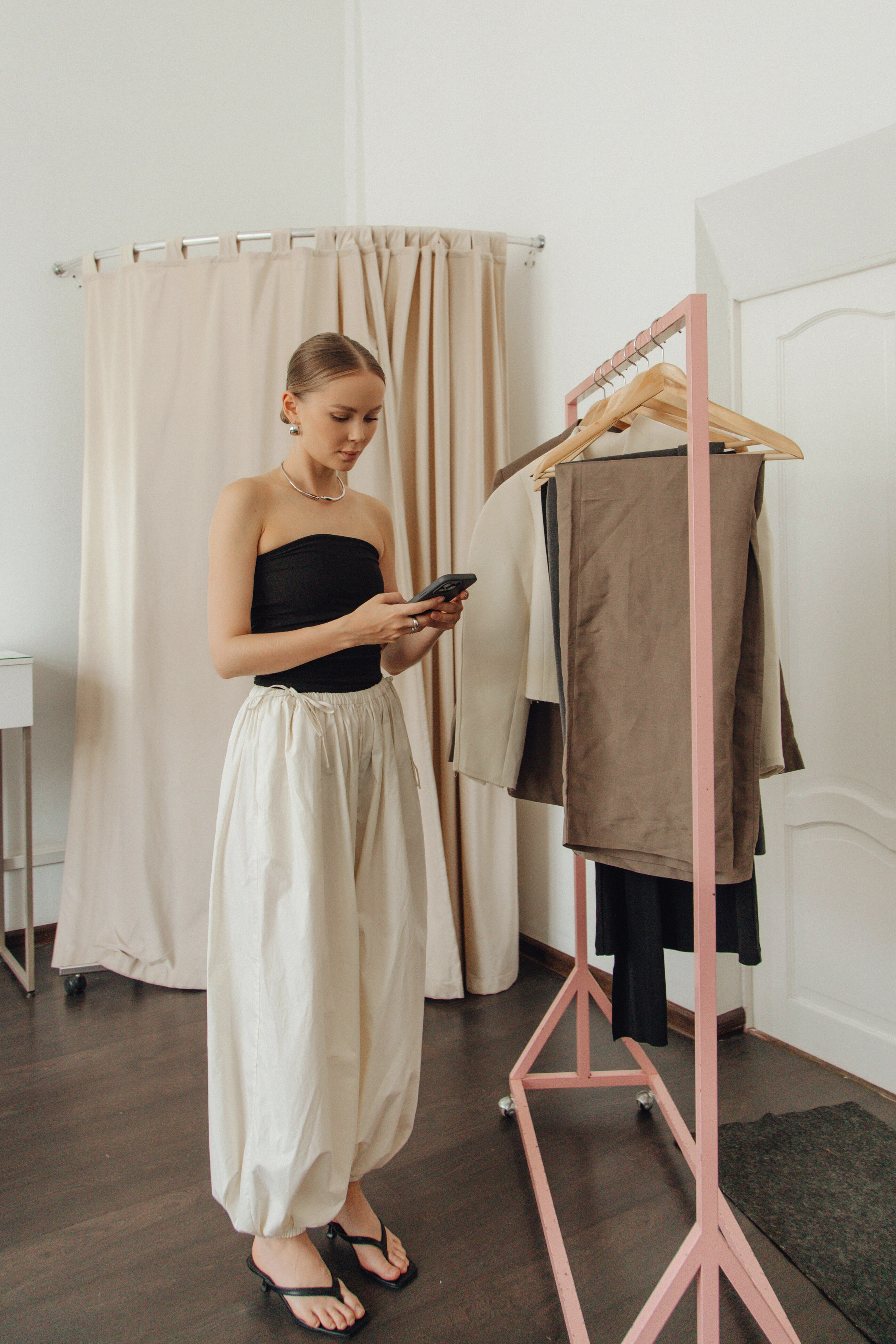 Контент-съемка для стилиста. Фотограф Ксения Третьякова, Санкт-Петербург