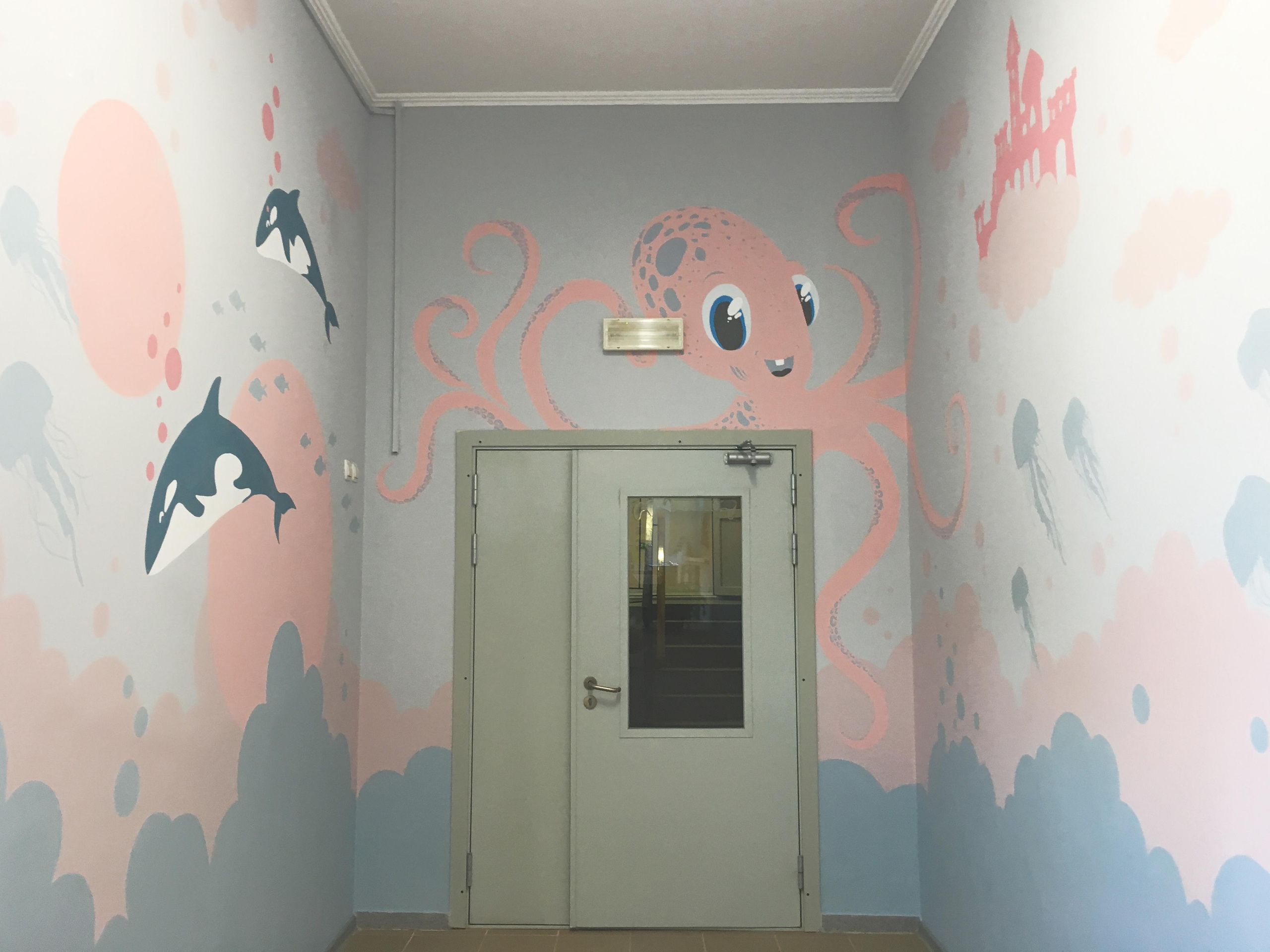 Детский благотворительный проект. Стены с душой