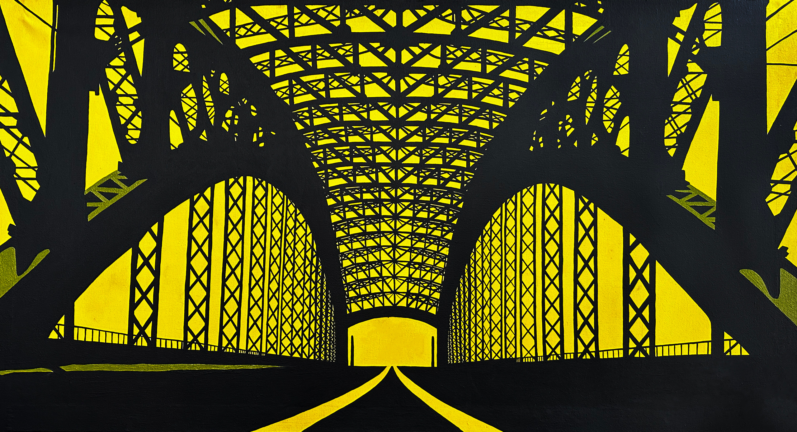 Большеохтинский мост. Стены с душой