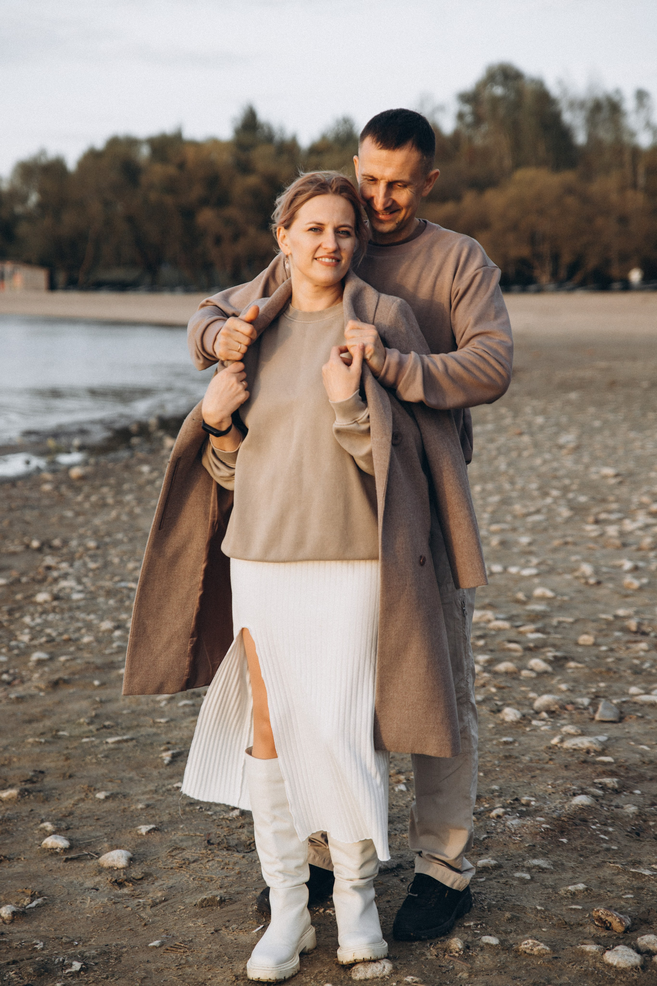 Большая семья на маленьком море. Репортажный и детский фотограф в Минске