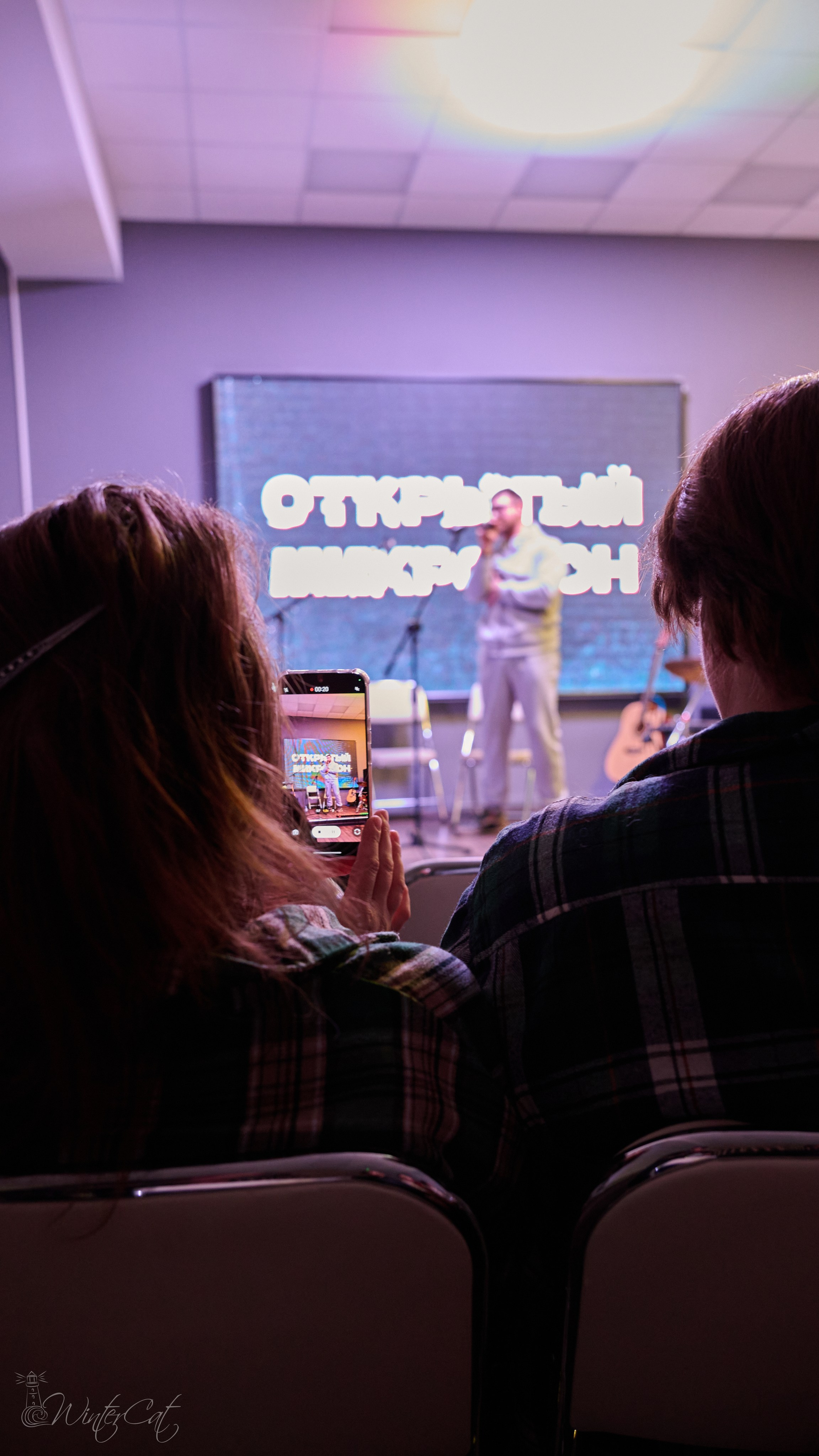 Открытый микрофон. Портретный и репортажный фотограф в Магадане Андрей Нефедов WinterCatPhoto