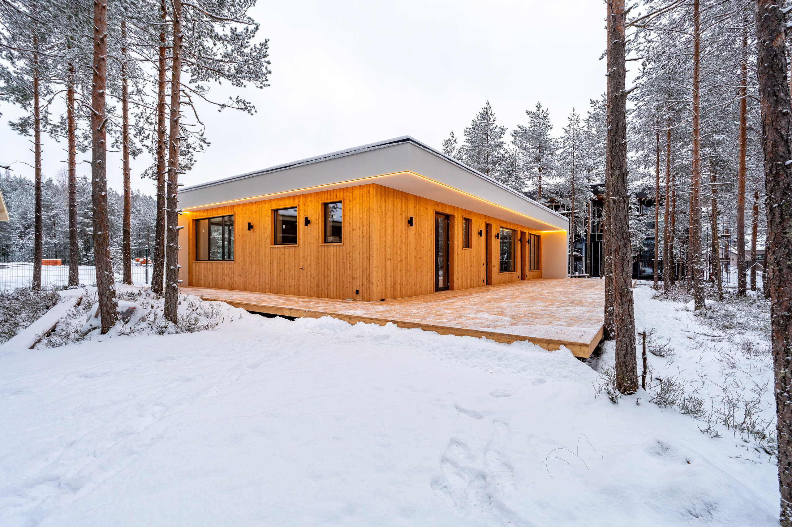 Строящийся дом в Курортном районе. Интерьерный фотограф. Фото- видеосъемка недвижимости Санкт-Петербург