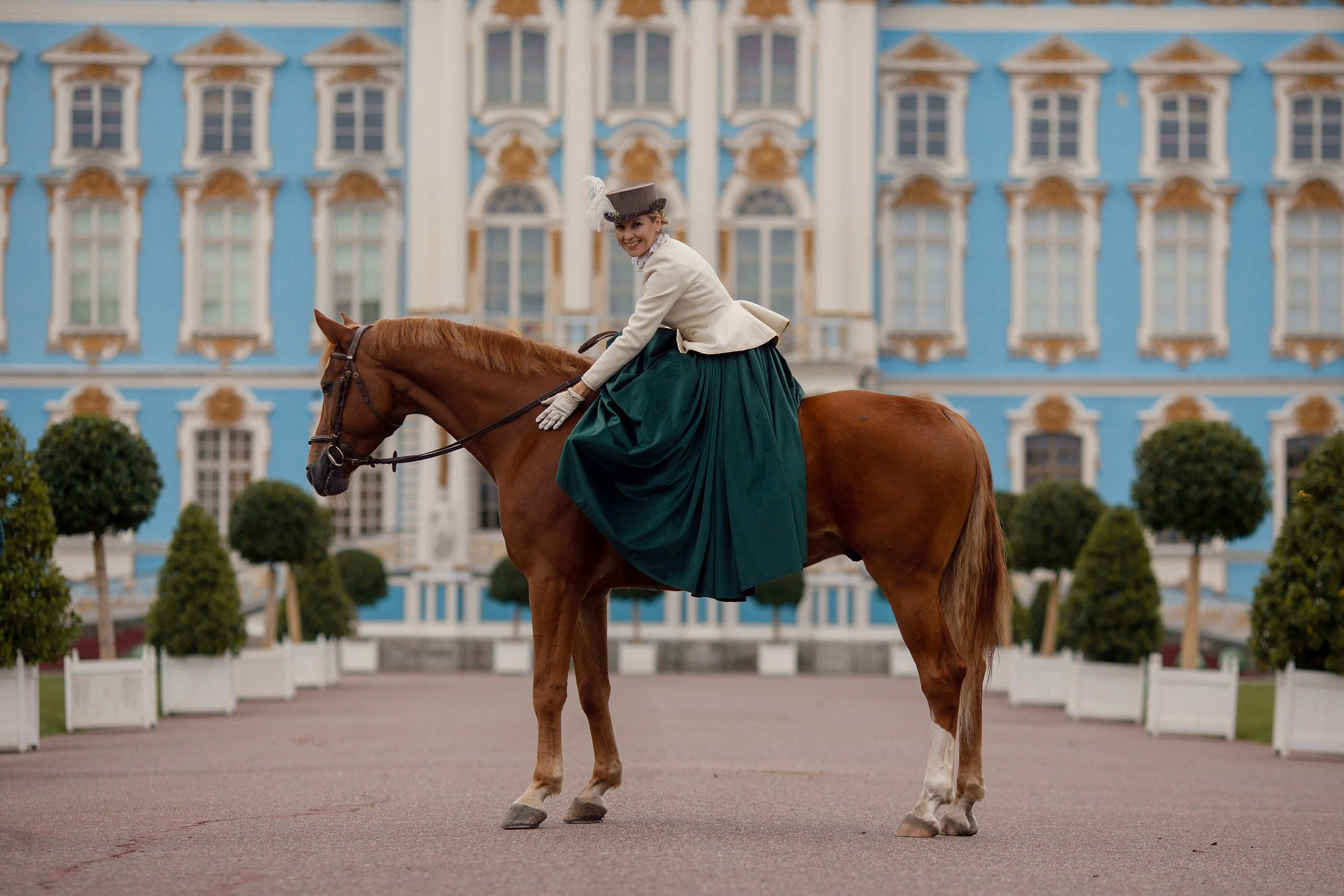 Софья и Филя. Фотосессии с лошадьми в Санкт-Петербурге