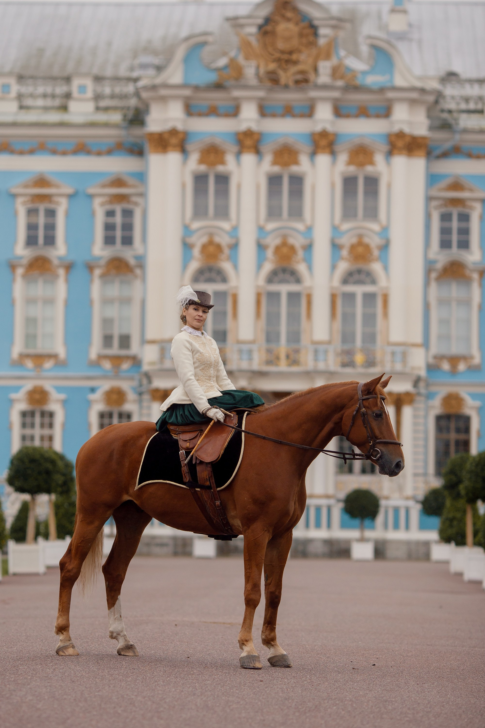 Софья и Филя. Фотосессии с лошадьми в Санкт-Петербурге