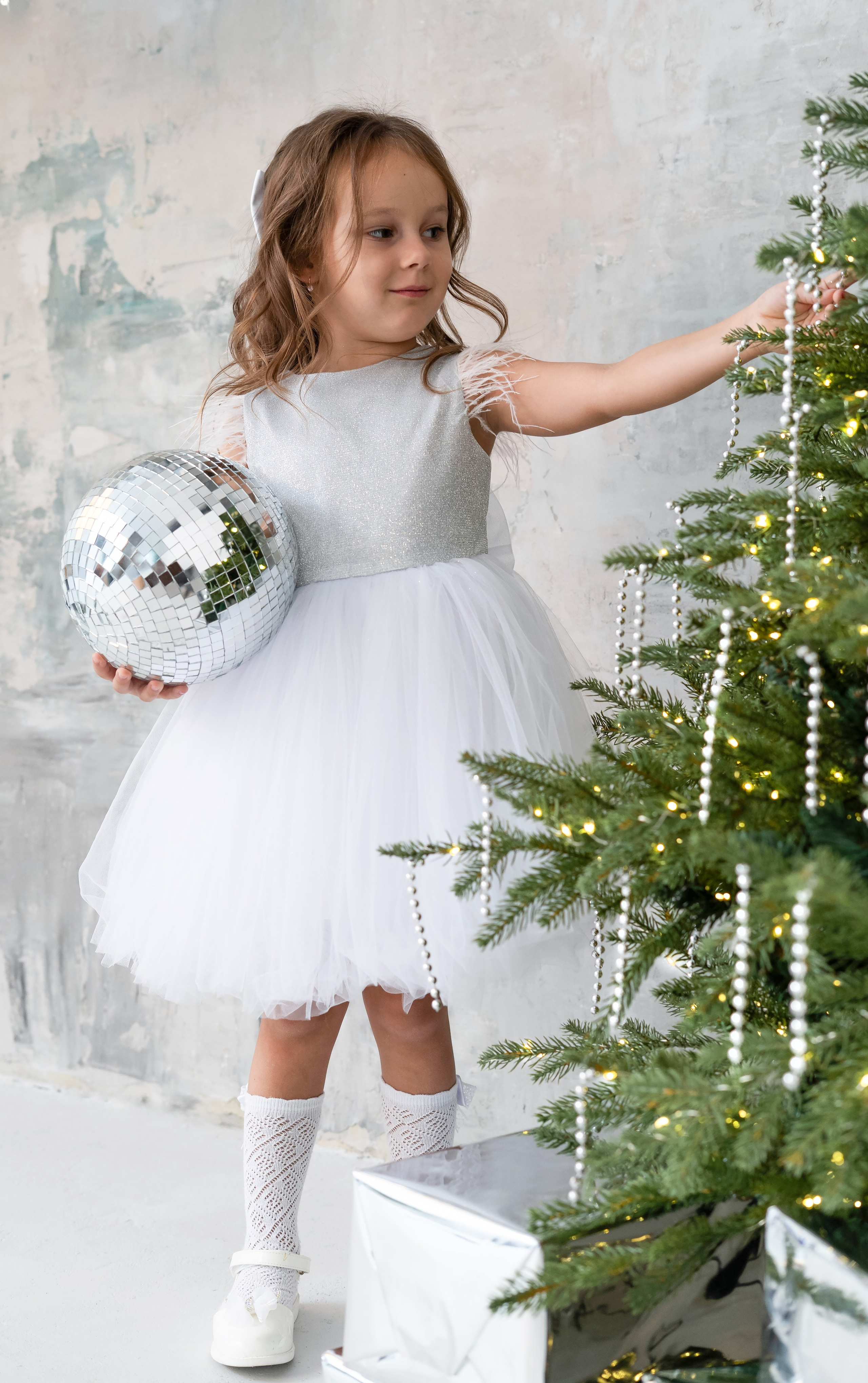 Семейная новогодняя фотосессия в студии Краснообск Новосибирск