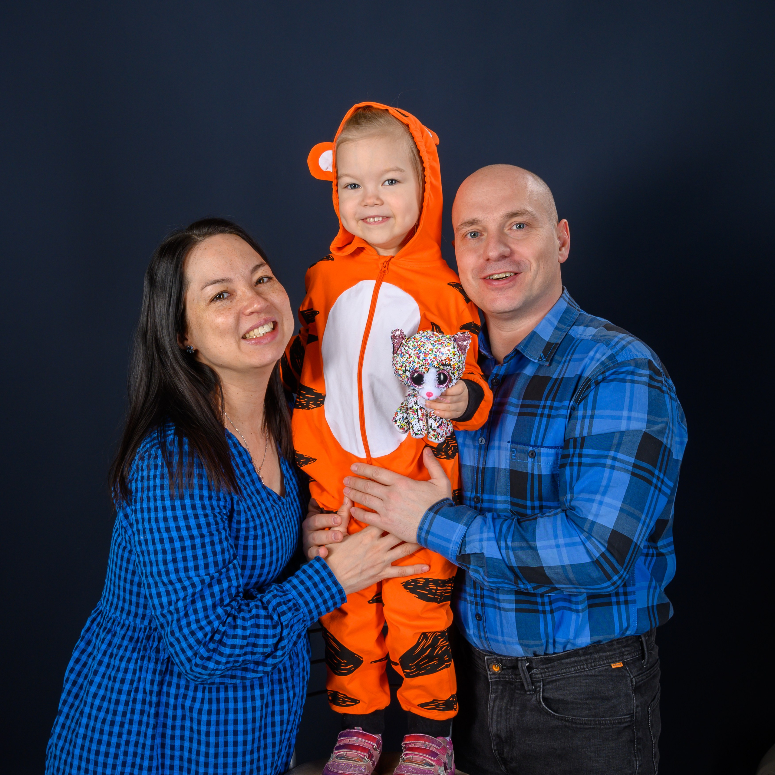 Семейная Фотосессия. Фотограф Андрей Зикеев, фотостудия AzArt Studio в Москве