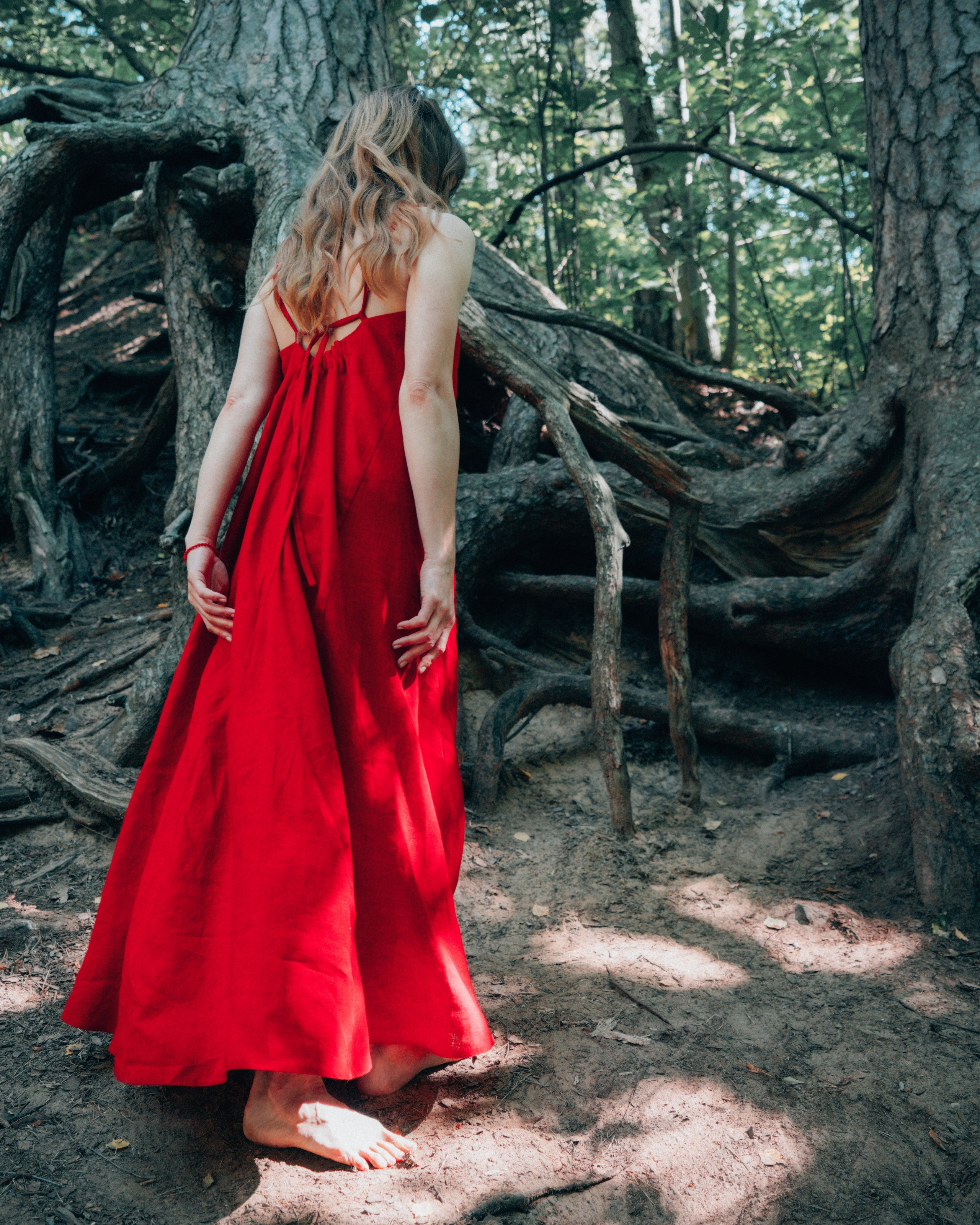 Фотосессия для Ольги и её новой коллекции платьев в Комарово. Светлана Гопанюк. Портретный фотограф. Санкт-Петербург. СПб