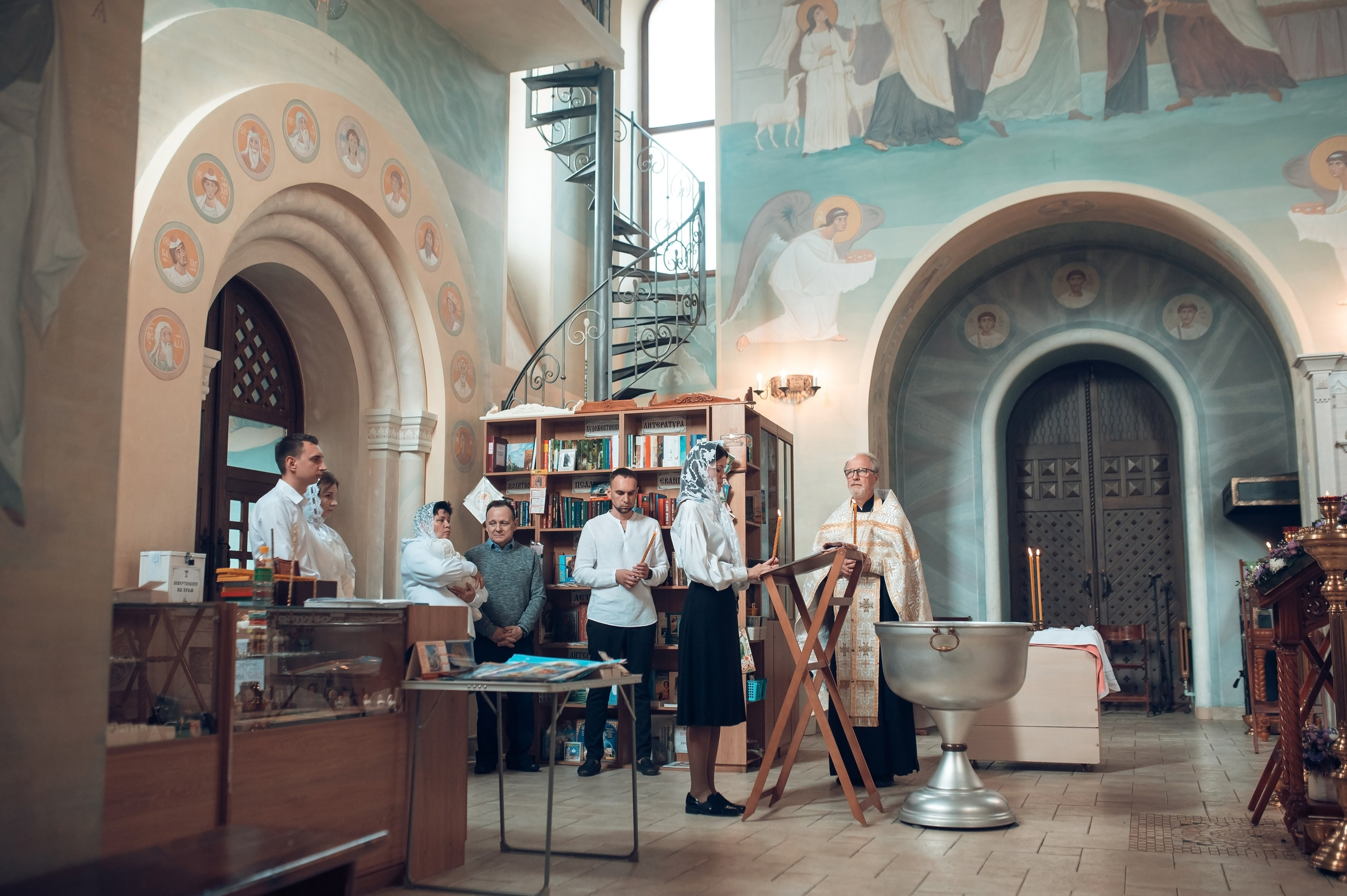 Таинство Крещения Церковь иконы Божией матери Всецарица. Семейный фотограф Олеся Батурина Рязань