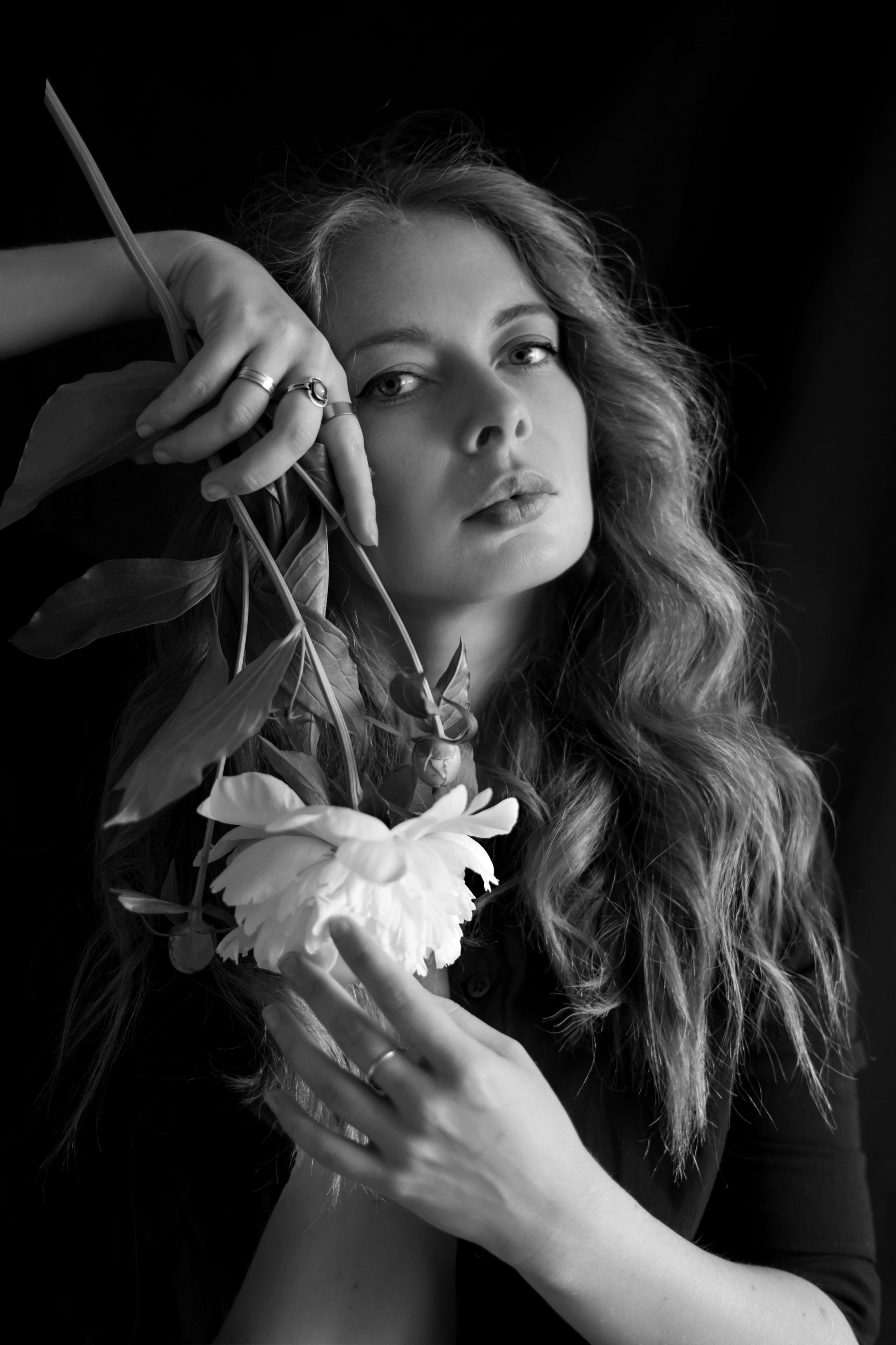 Художественная съемка в студии. Мила Посвит Фотограф новорожденных в Тобольске