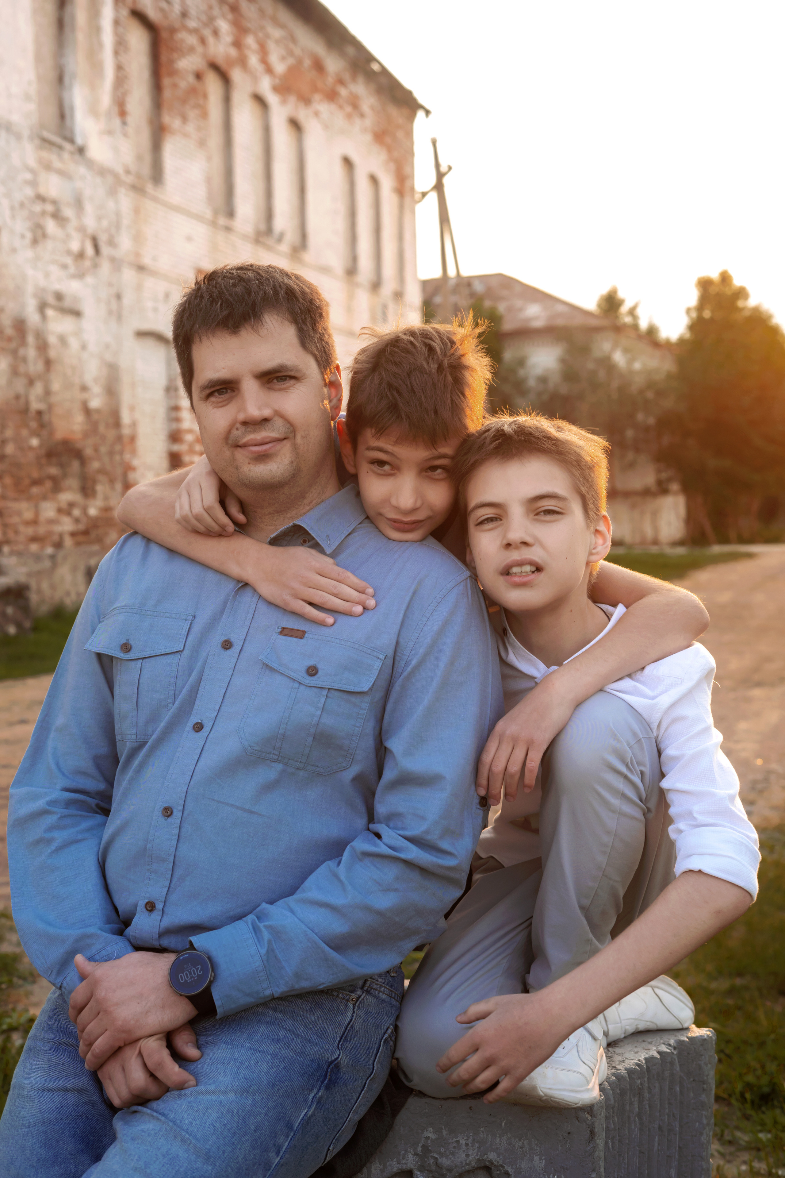 Большая семья. Фотопрогулка в Тобольске. Мила Посвит Фотограф новорожденных в Тобольске