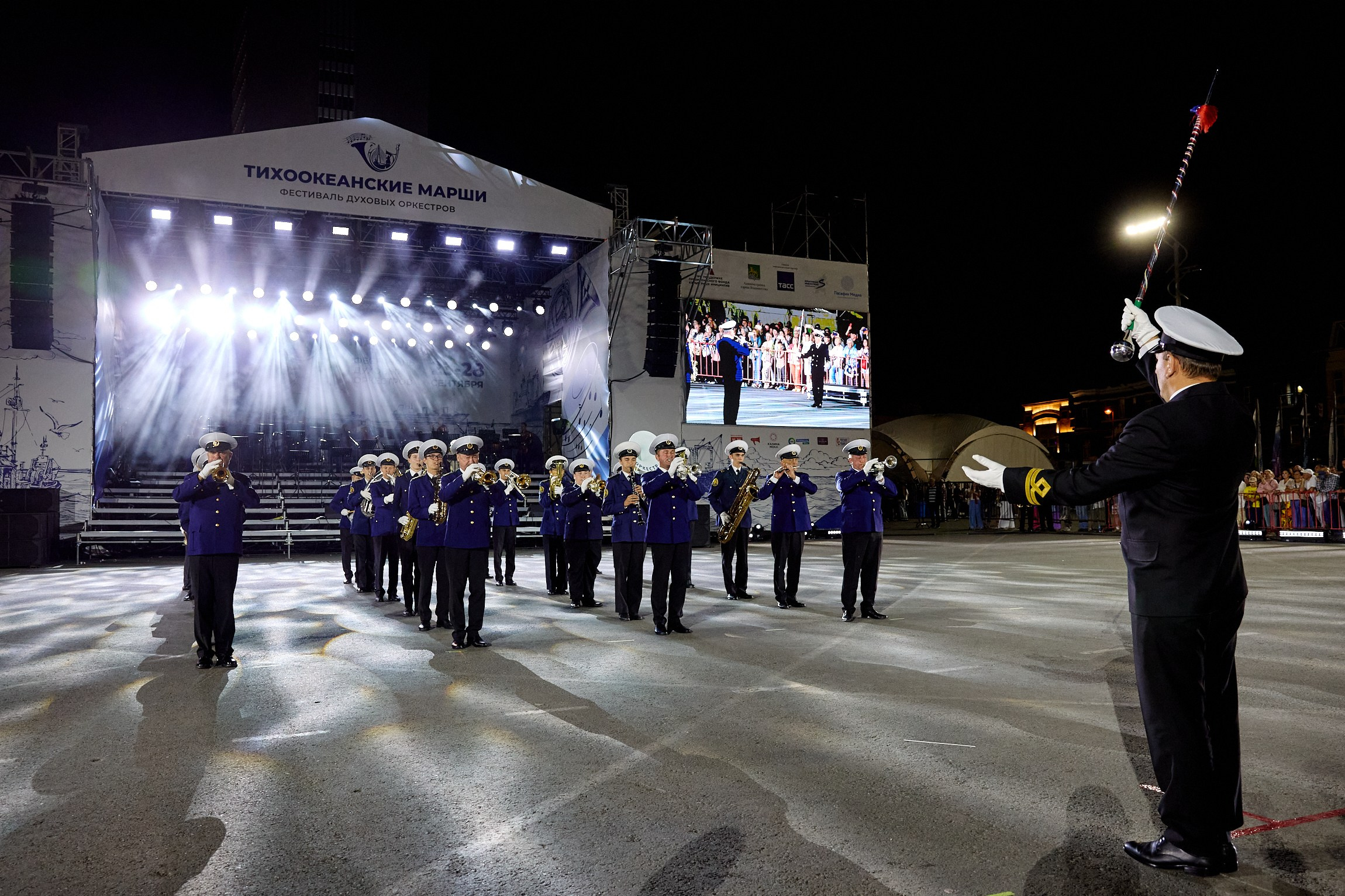 «Тихоокеанские марши» Плац-концерт