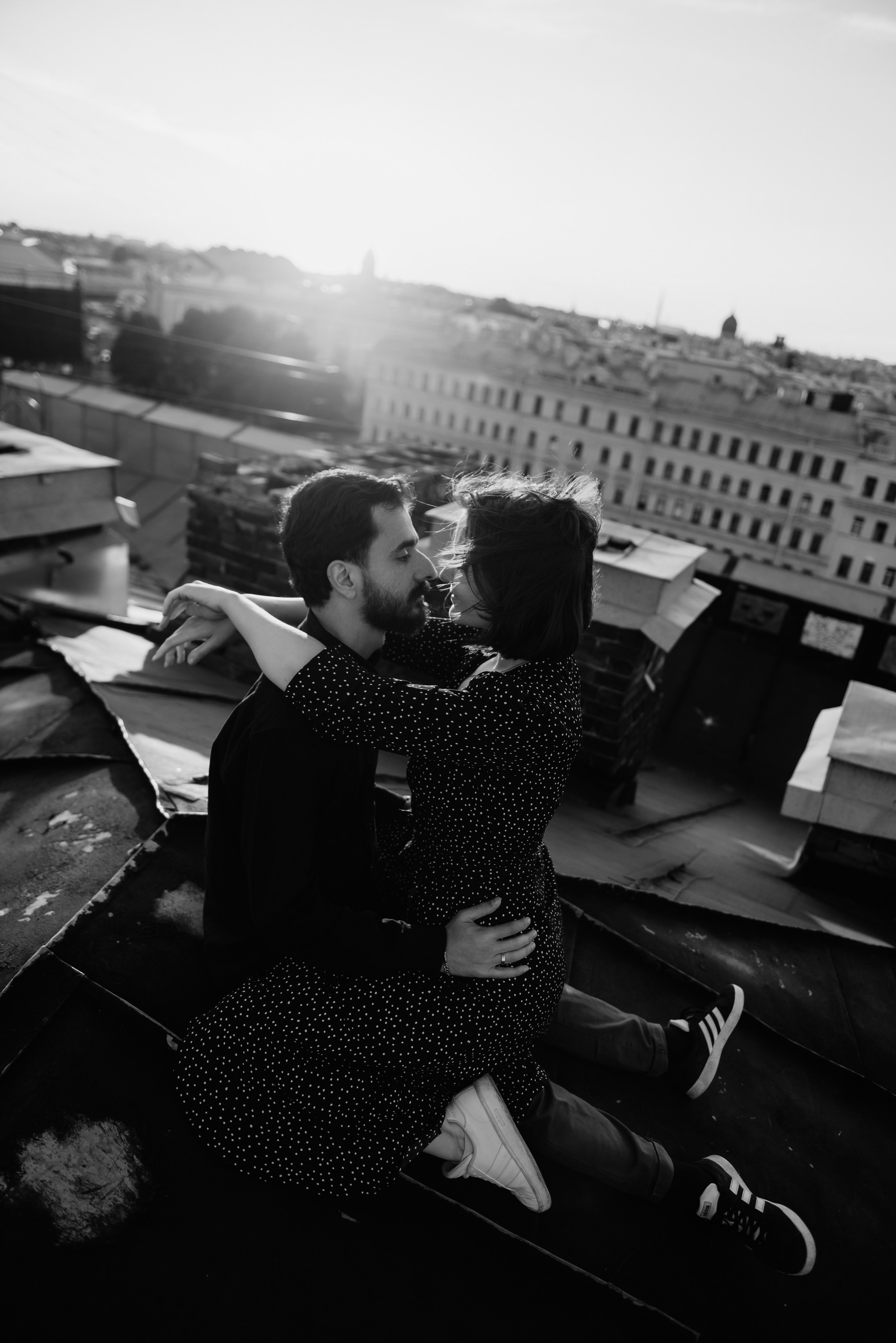 Мы гуляли по крышам питера. Фотограф Алена Нормальная в Санкт-Петербурге