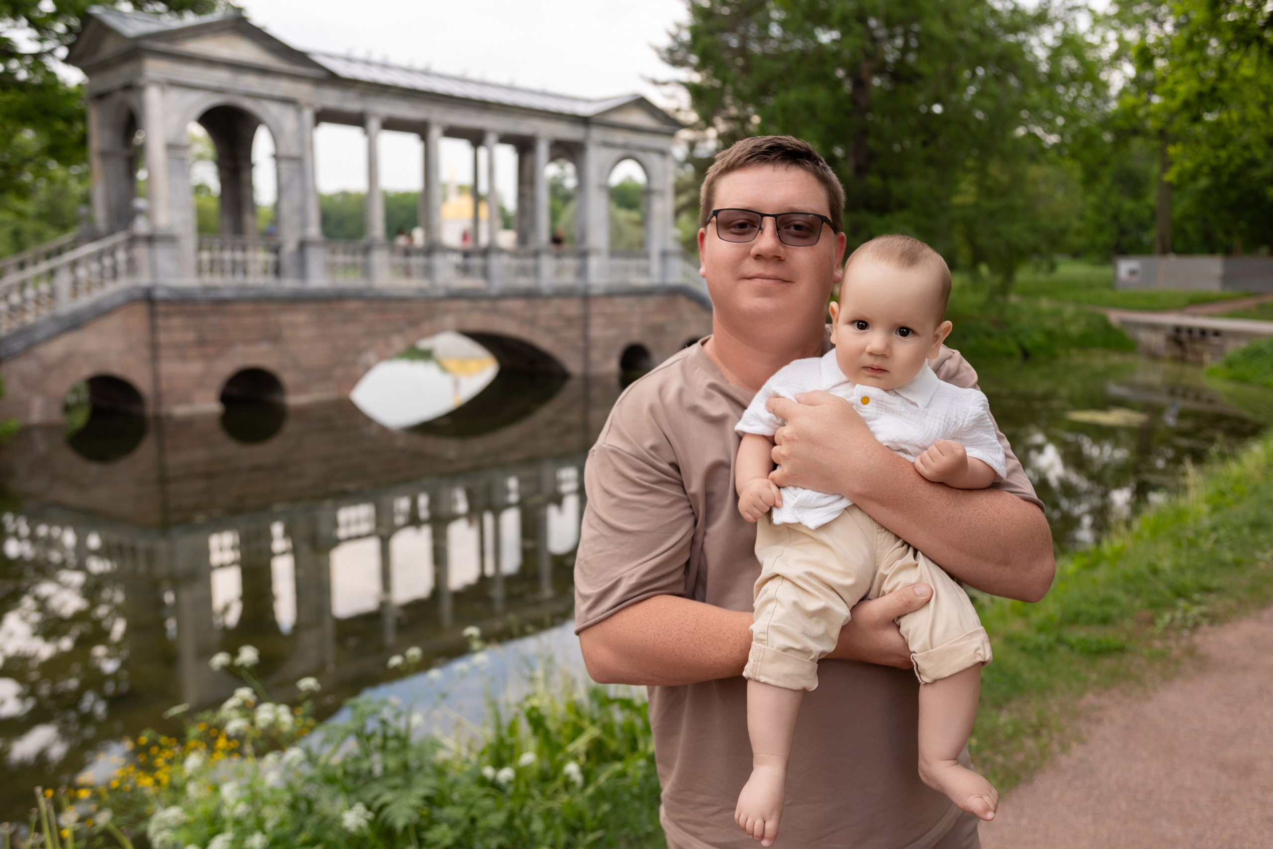 Семейная фотопрогулка в Пушкине. Семейный и свадебный фотограф в Санкт-Петербурге Татьяна Швыкова