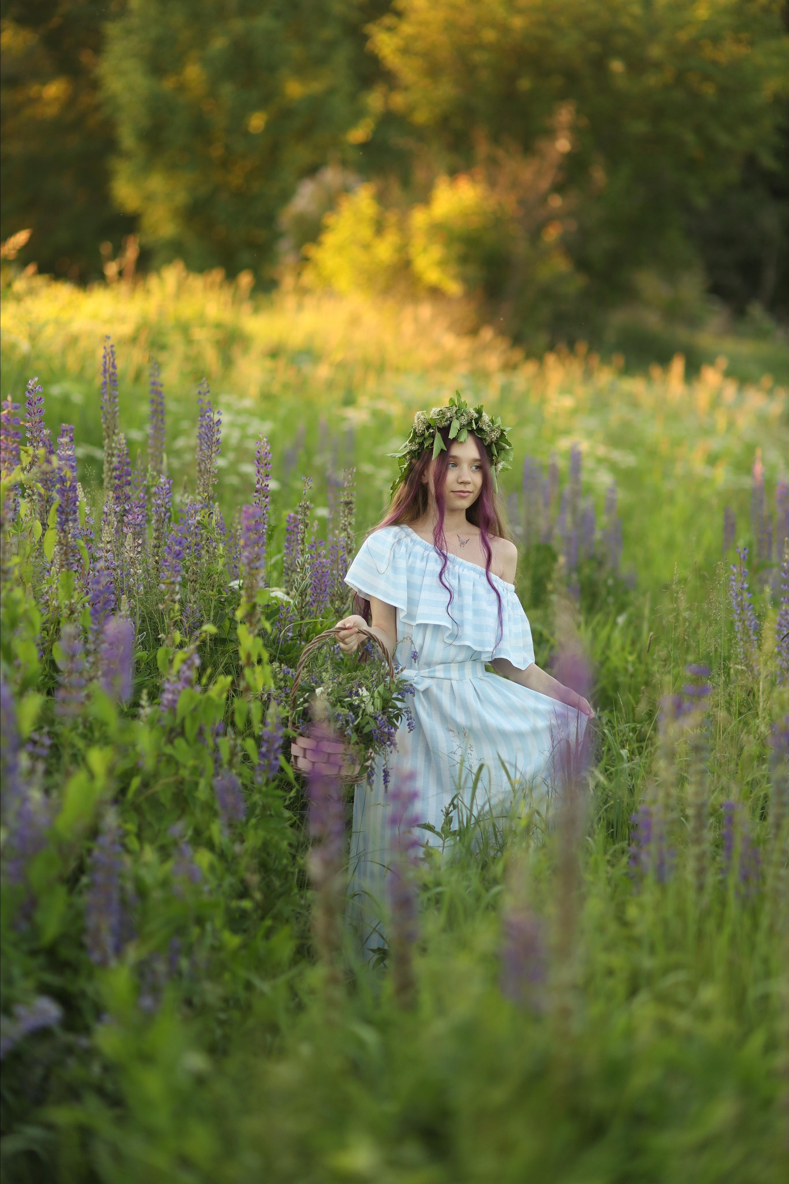 В цветах. Детский сказочный фотограф Ярославль