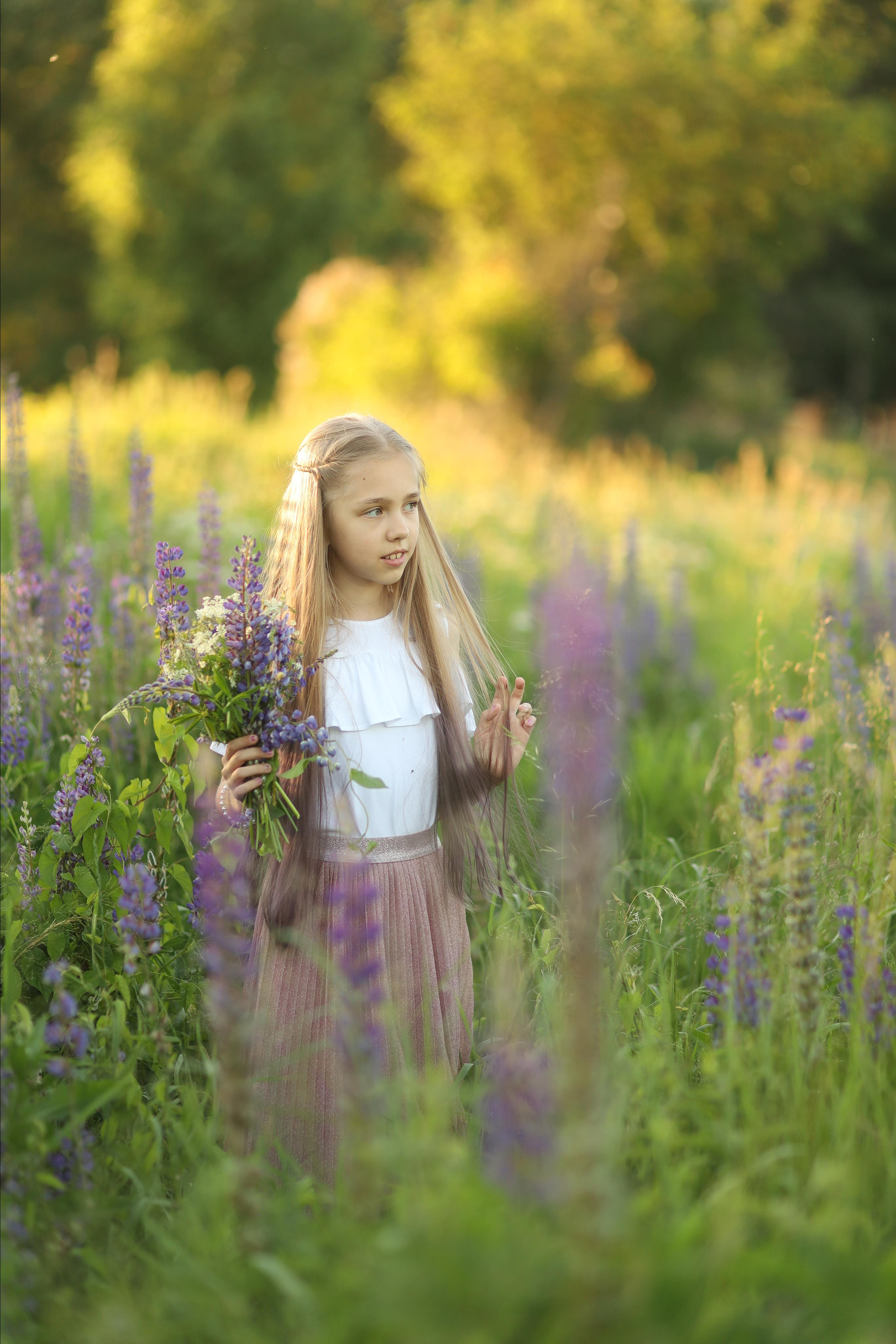 В цветах. Детский сказочный фотограф Ярославль