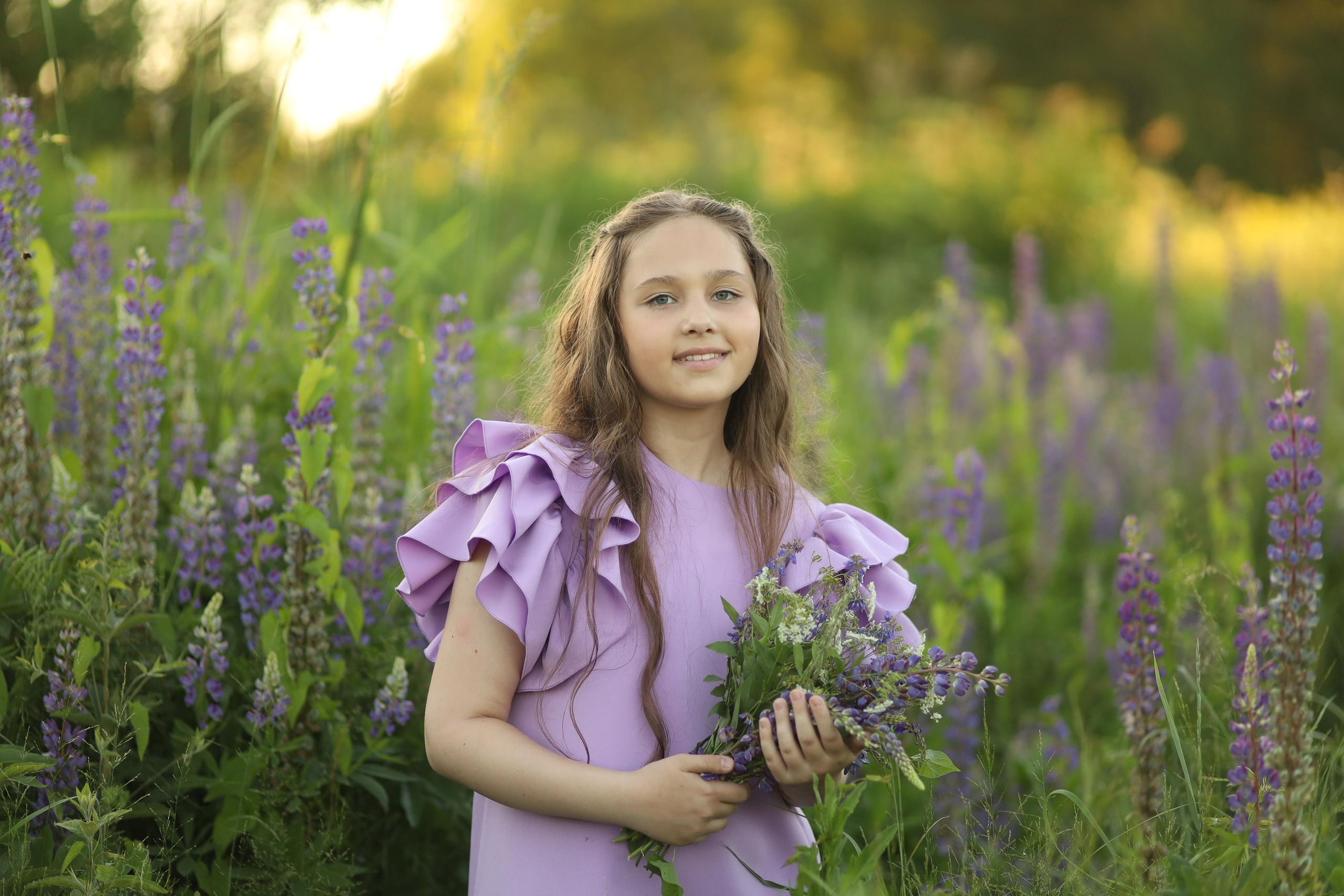 В цветах. Детский сказочный фотограф Ярославль