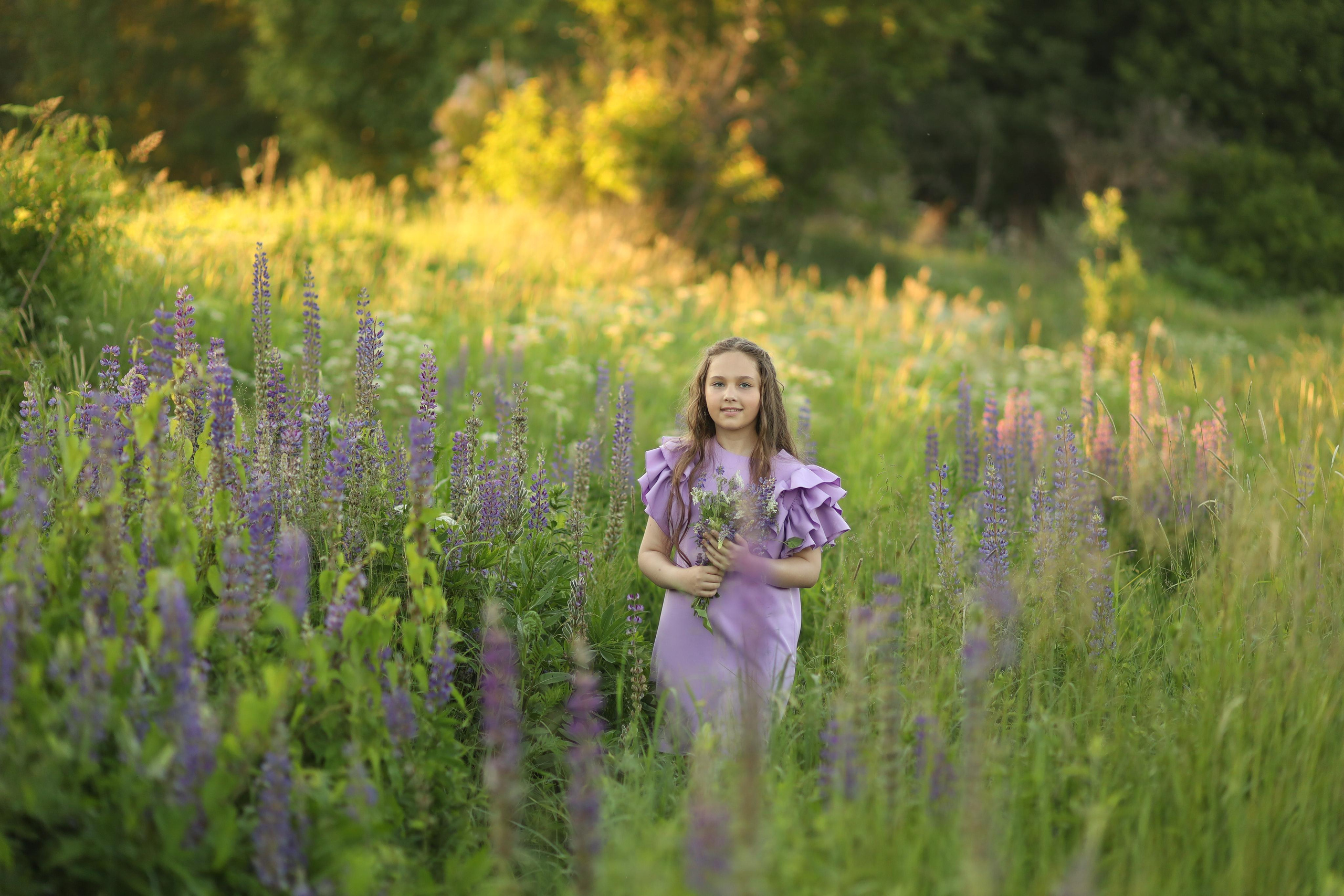 В цветах. Детский сказочный фотограф Ярославль