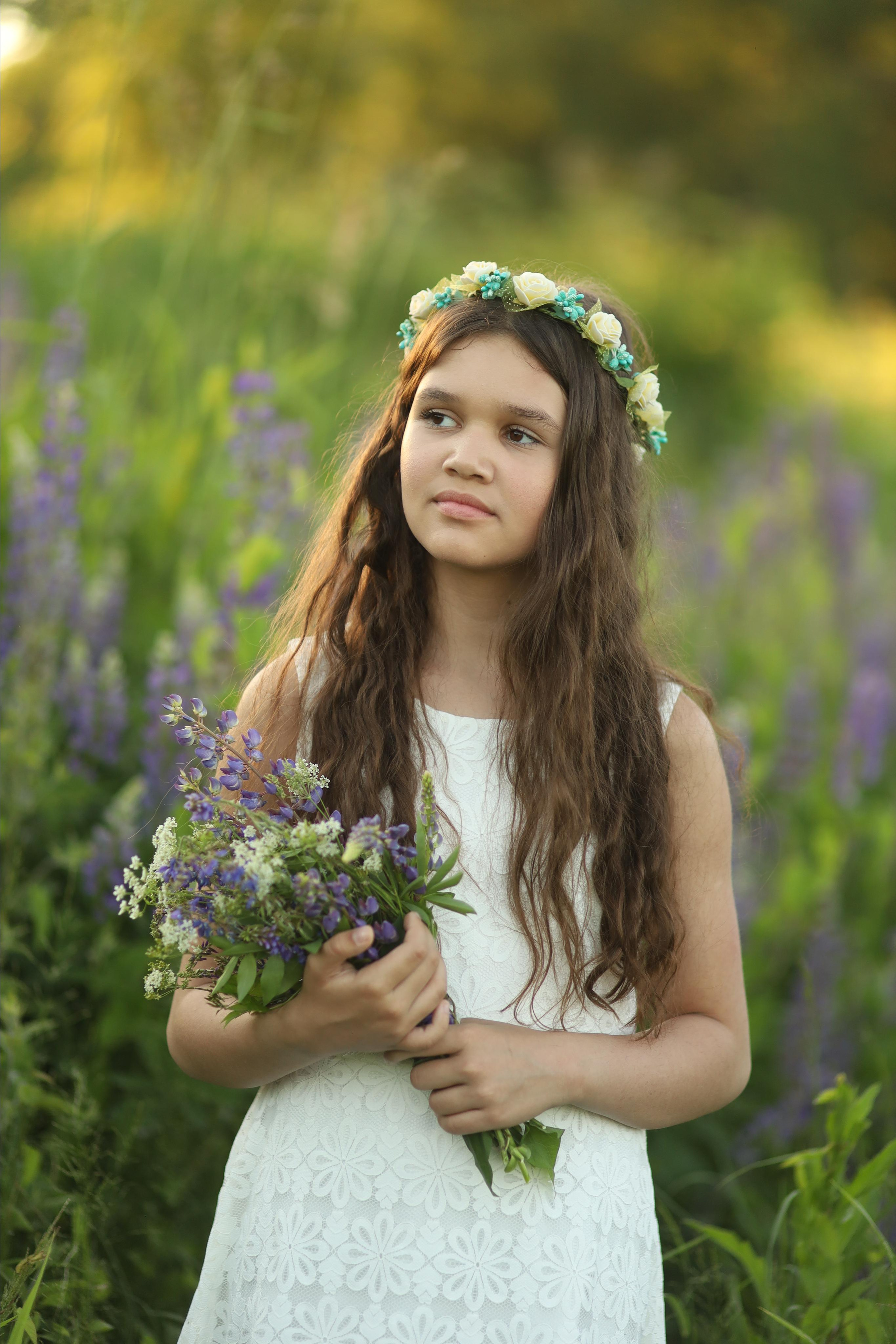 В цветах. Детский сказочный фотограф Ярославль