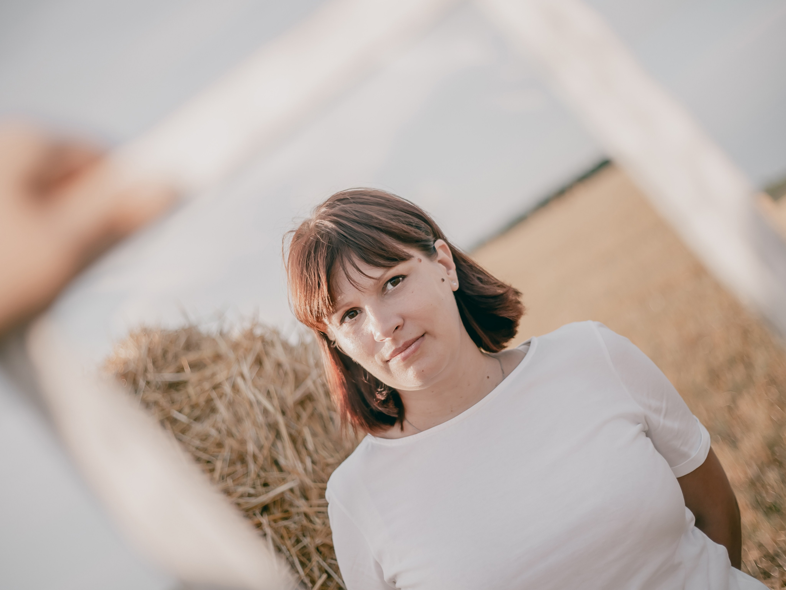 Марина_поле, стога. Фотограф Воронеж, Новая Усмань Мария Бублик