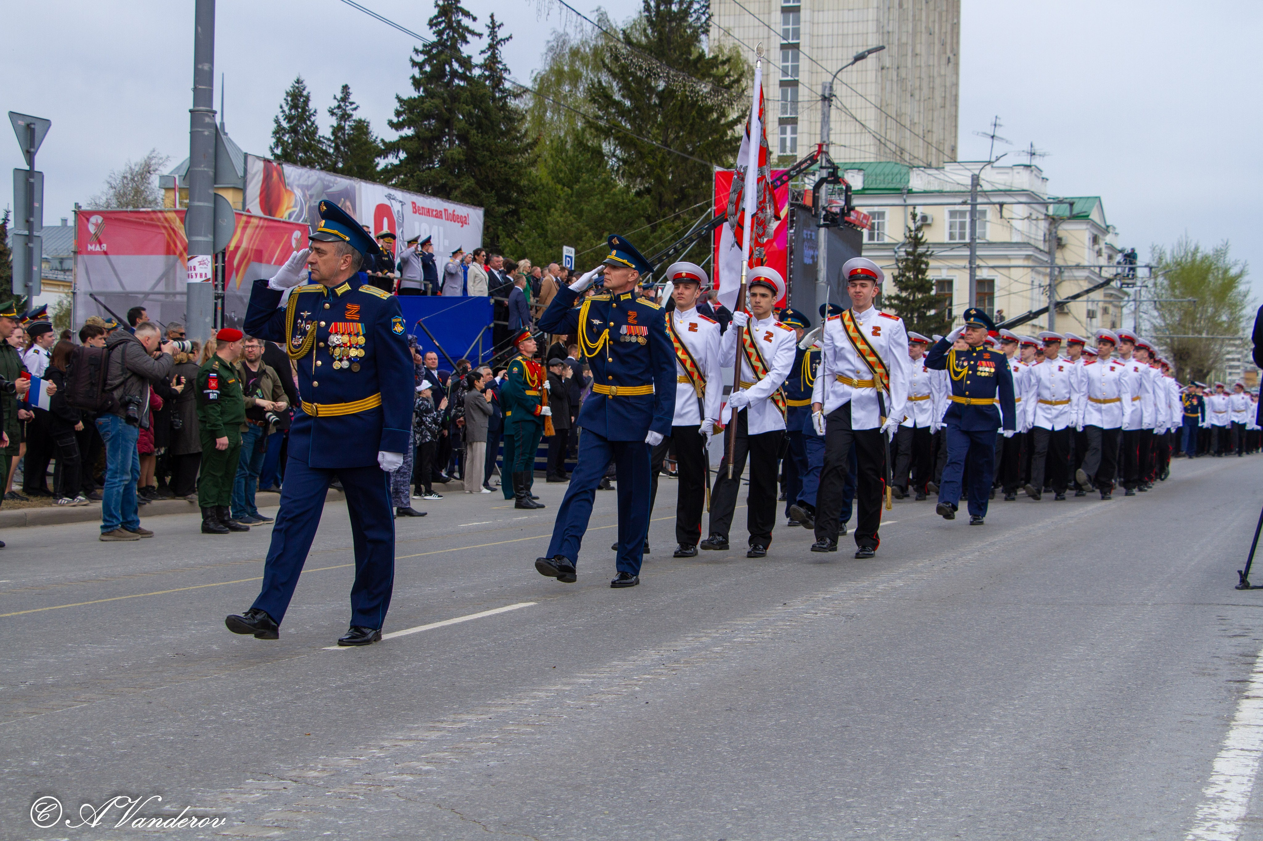 Парад Победы Омск 2024. Фотограф Омск | Александр Вандеров