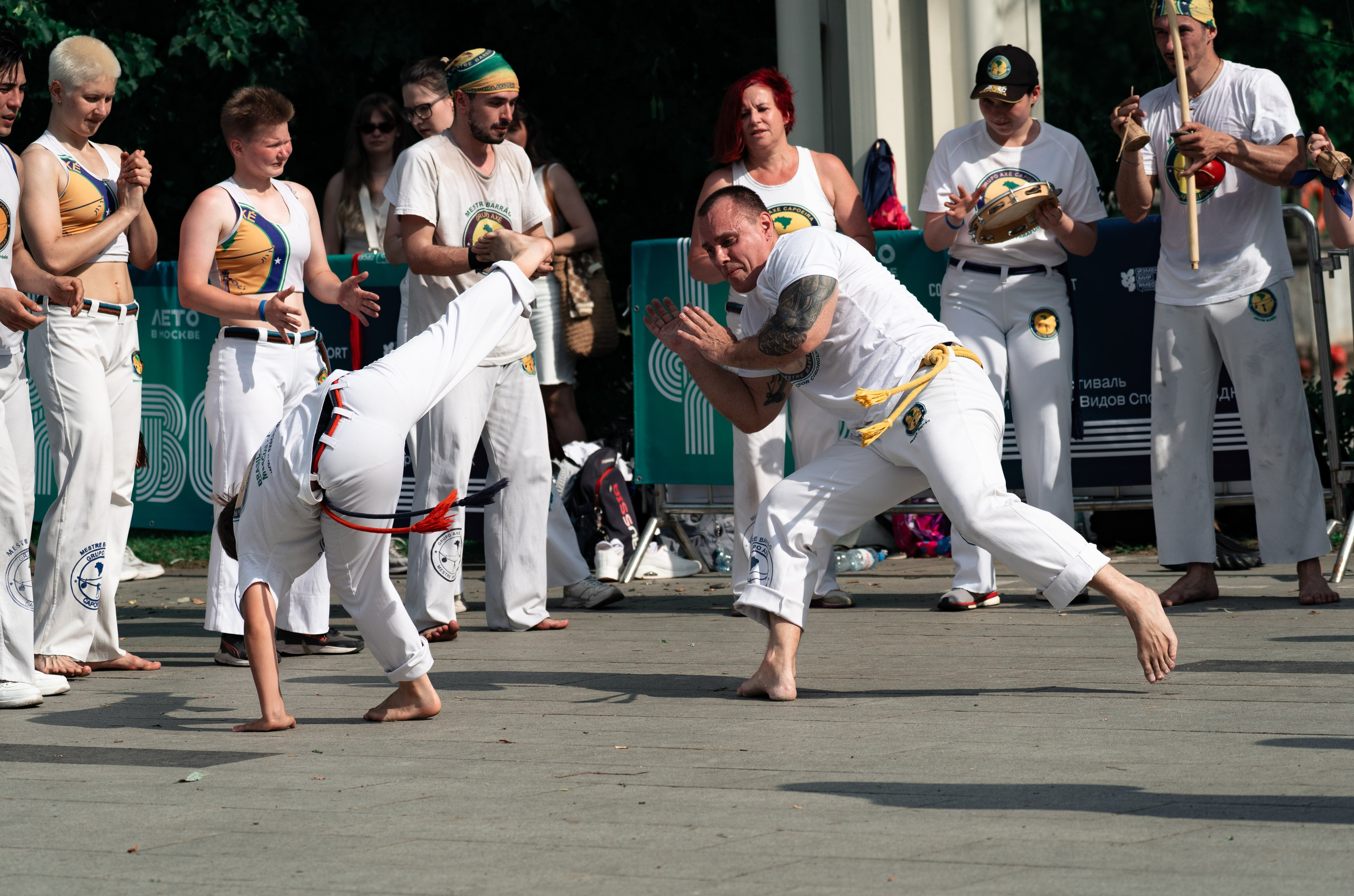 Открытый класс AXE Capoeira на фестивале неолимписких видов спорта на ВДНХ 2025 г:. Фотограф в Москве Ткаченко Владимир