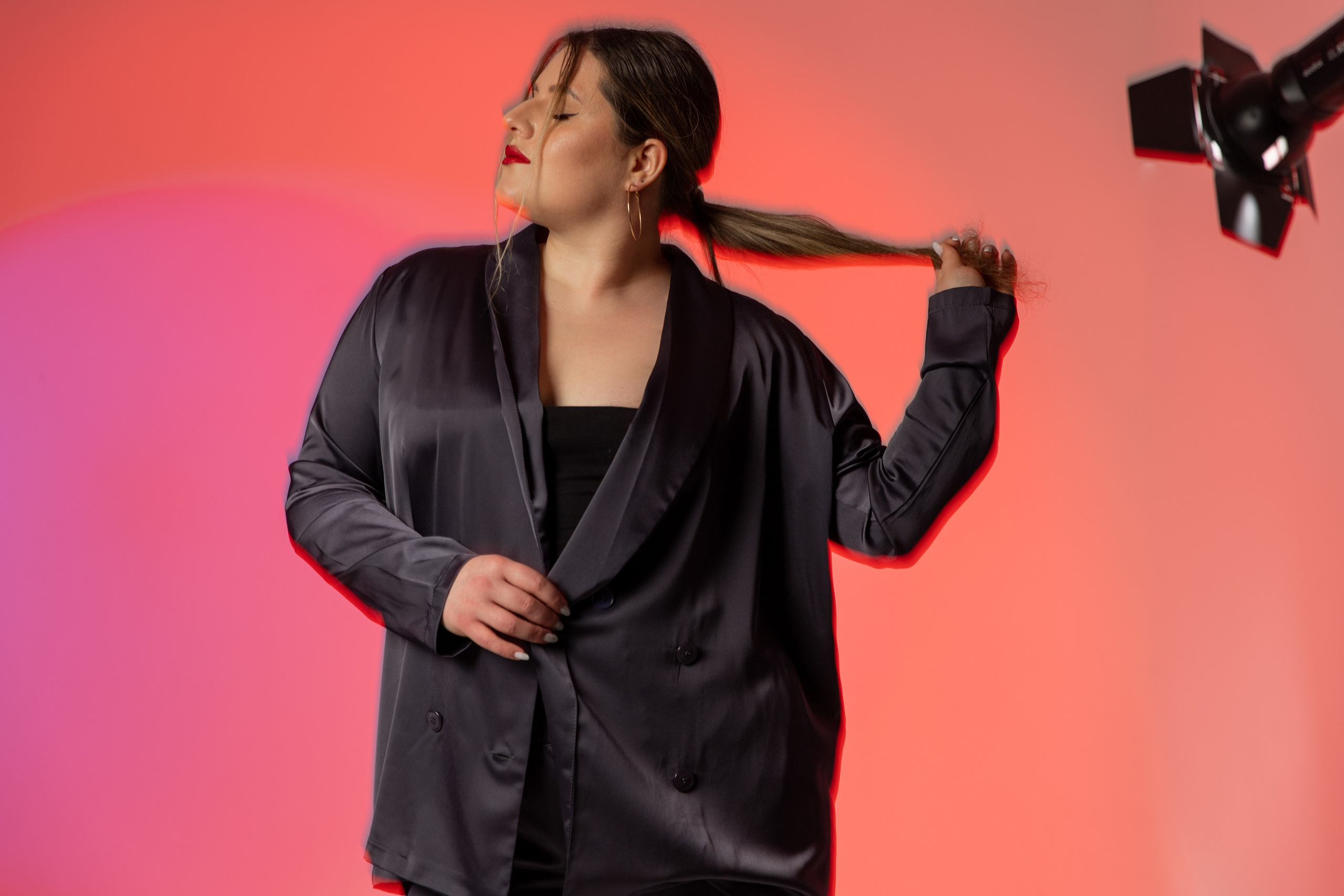 Женский портрет в студии. Портретный фотограф в Москве Анна Бобрик