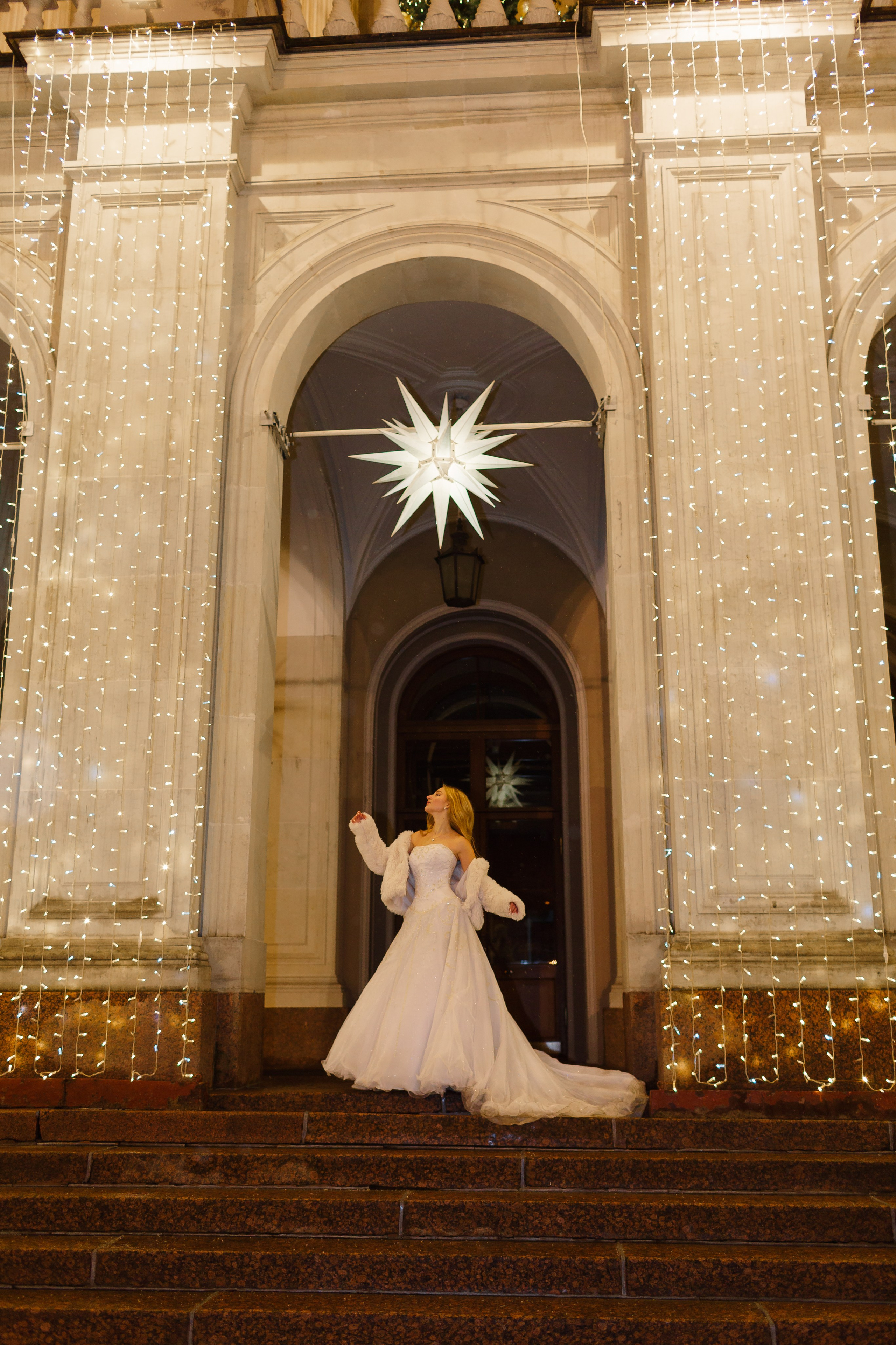 Прогулка по Новогоднему ночному Санкт- Петербургу. Свадебный и семейный фотограф Спб Бошман Ирина