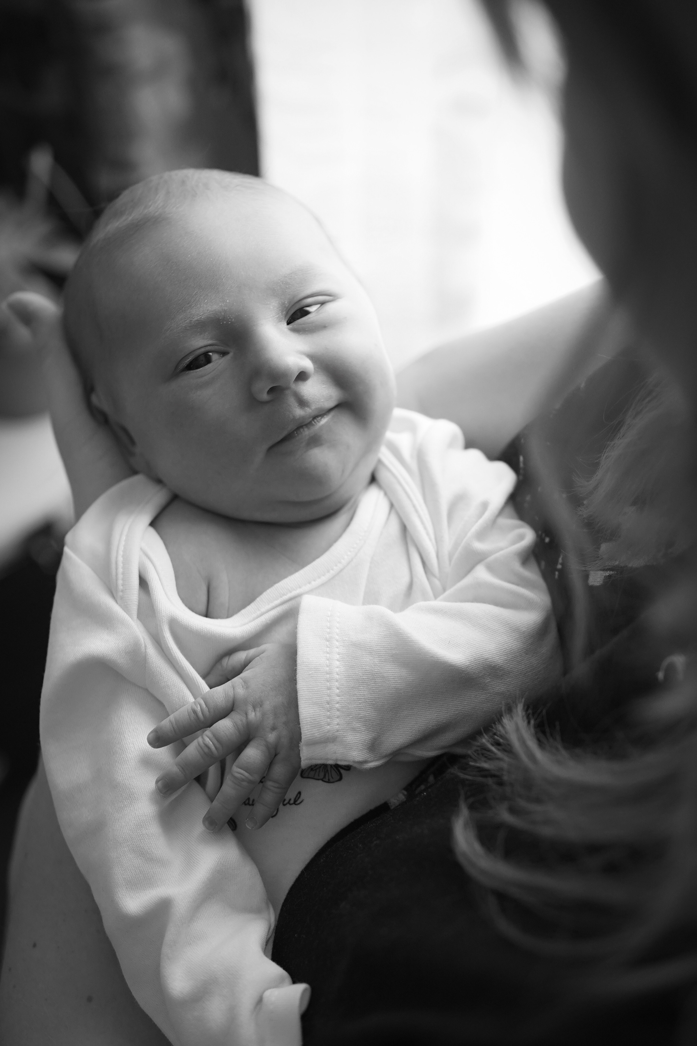 Съемка новорожденного с мамой. Фотограф Наталья Погодина в г. Обнинске