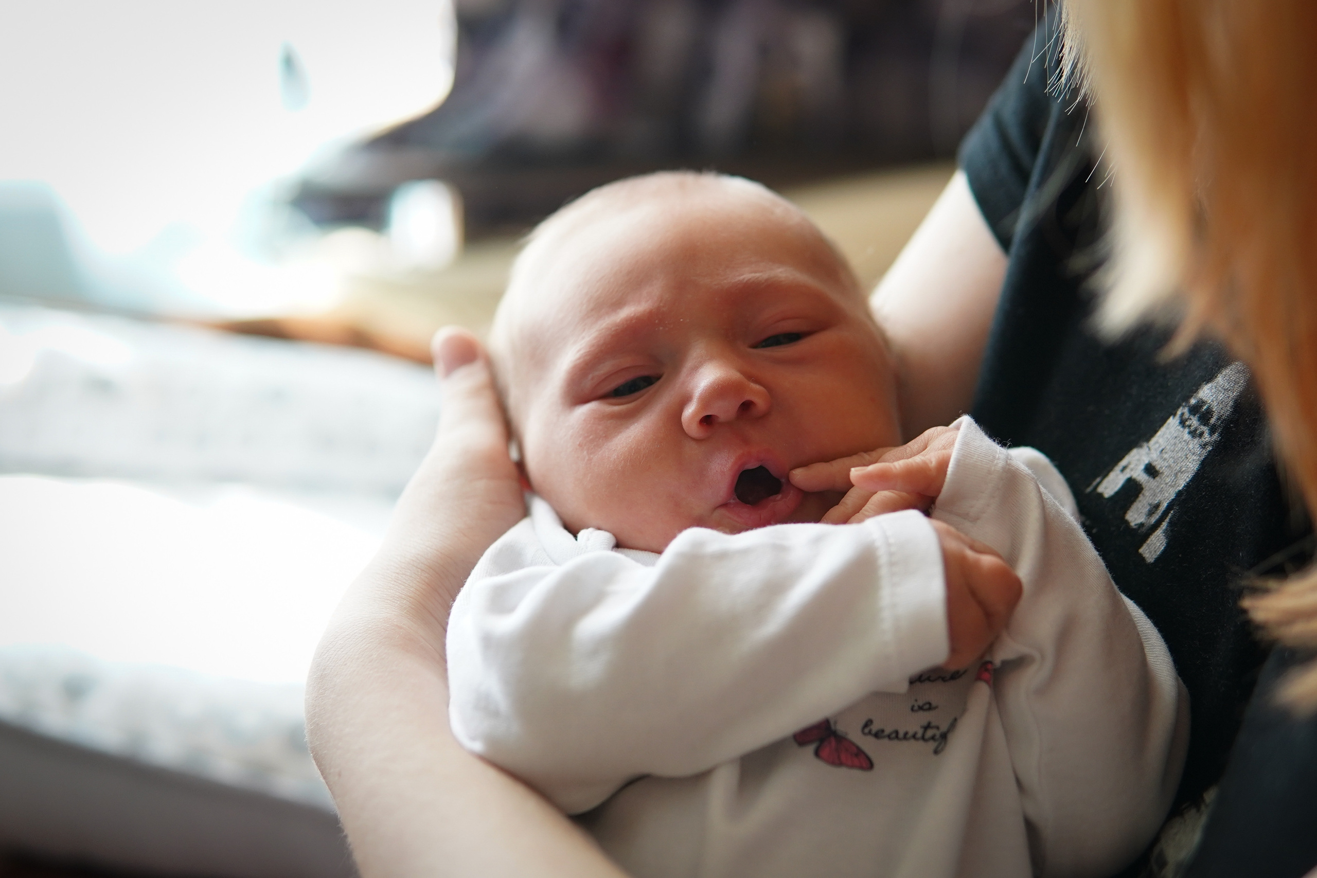Съемка новорожденного с мамой. Фотограф Наталья Погодина в г. Обнинске