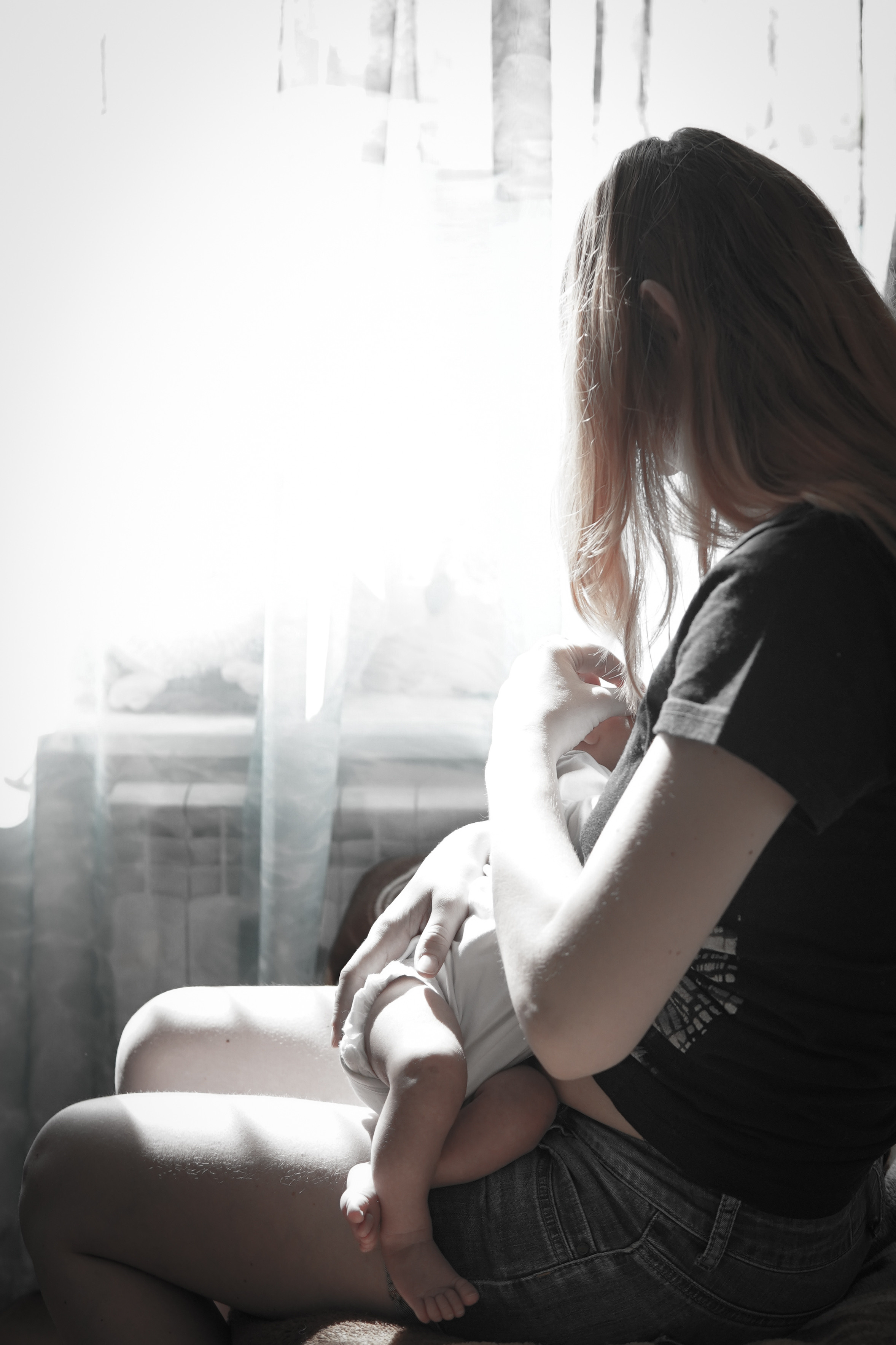 Съемка новорожденного с мамой. Фотограф Наталья Погодина в г. Обнинске